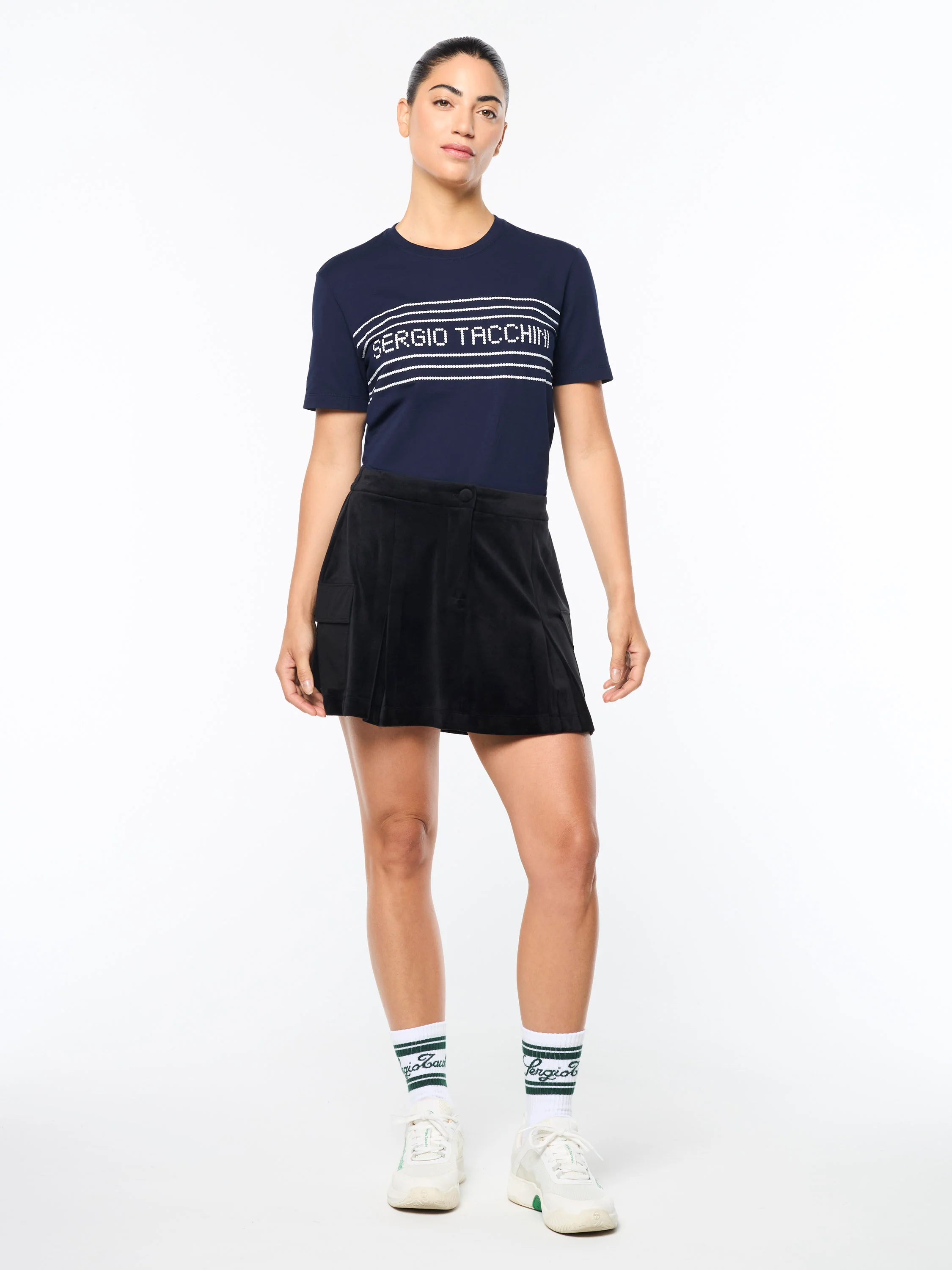 Adele Velour Skirt- Black Beauty - Image 4