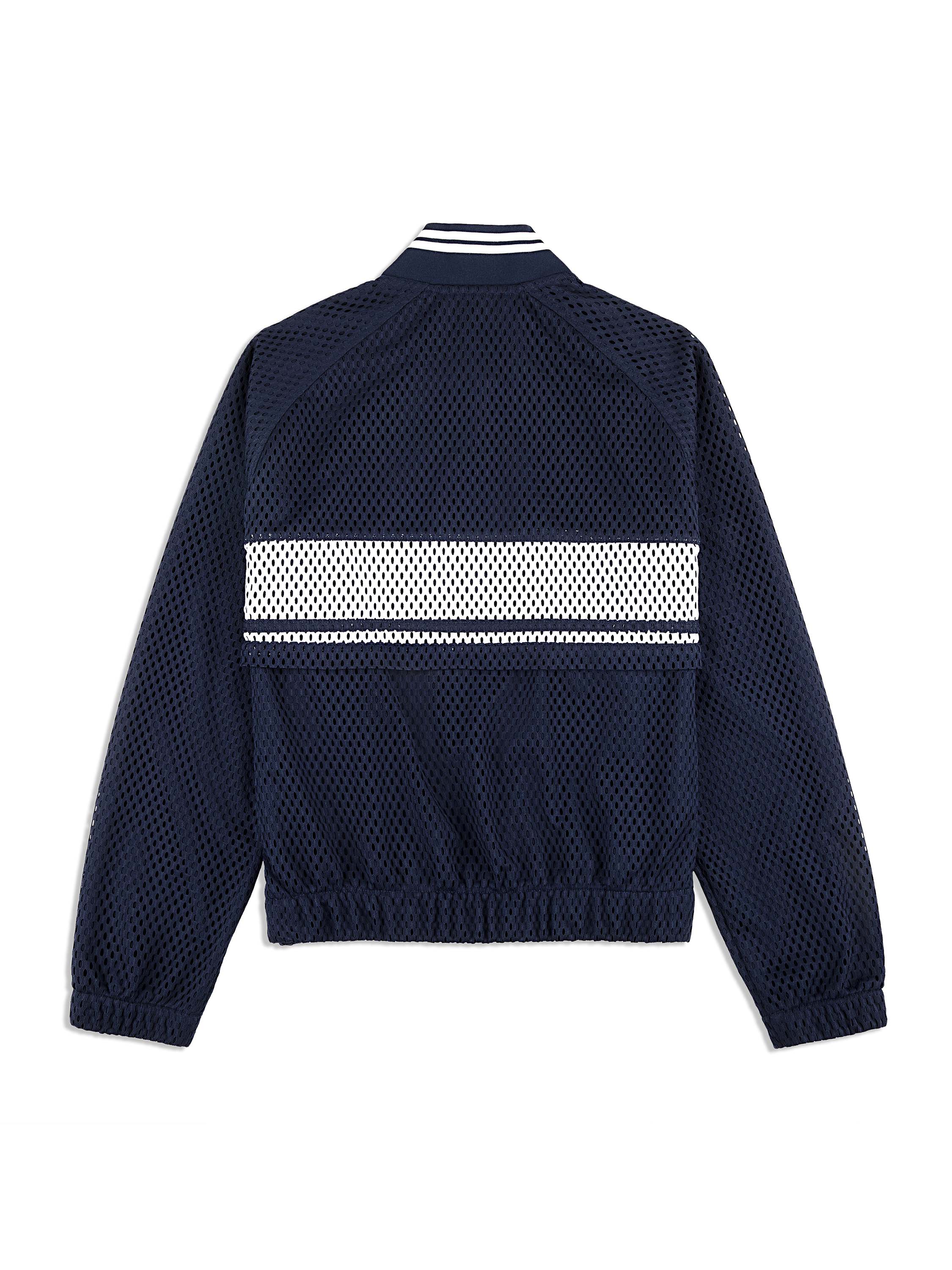 Adria Mesh Track Jacket- Maritime Blue - Image 5