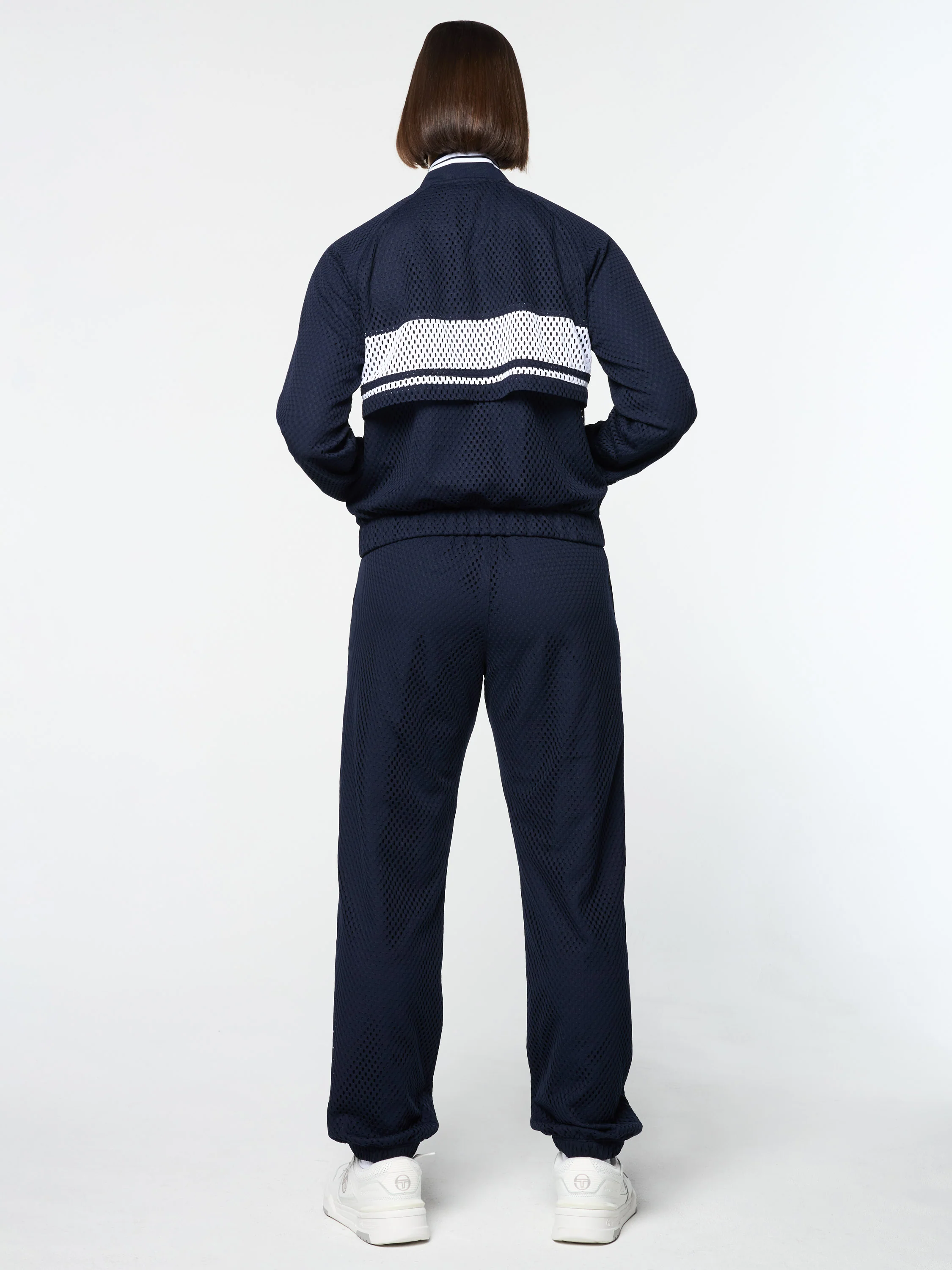 Adria Mesh Track Jacket- Maritime Blue - Image 6