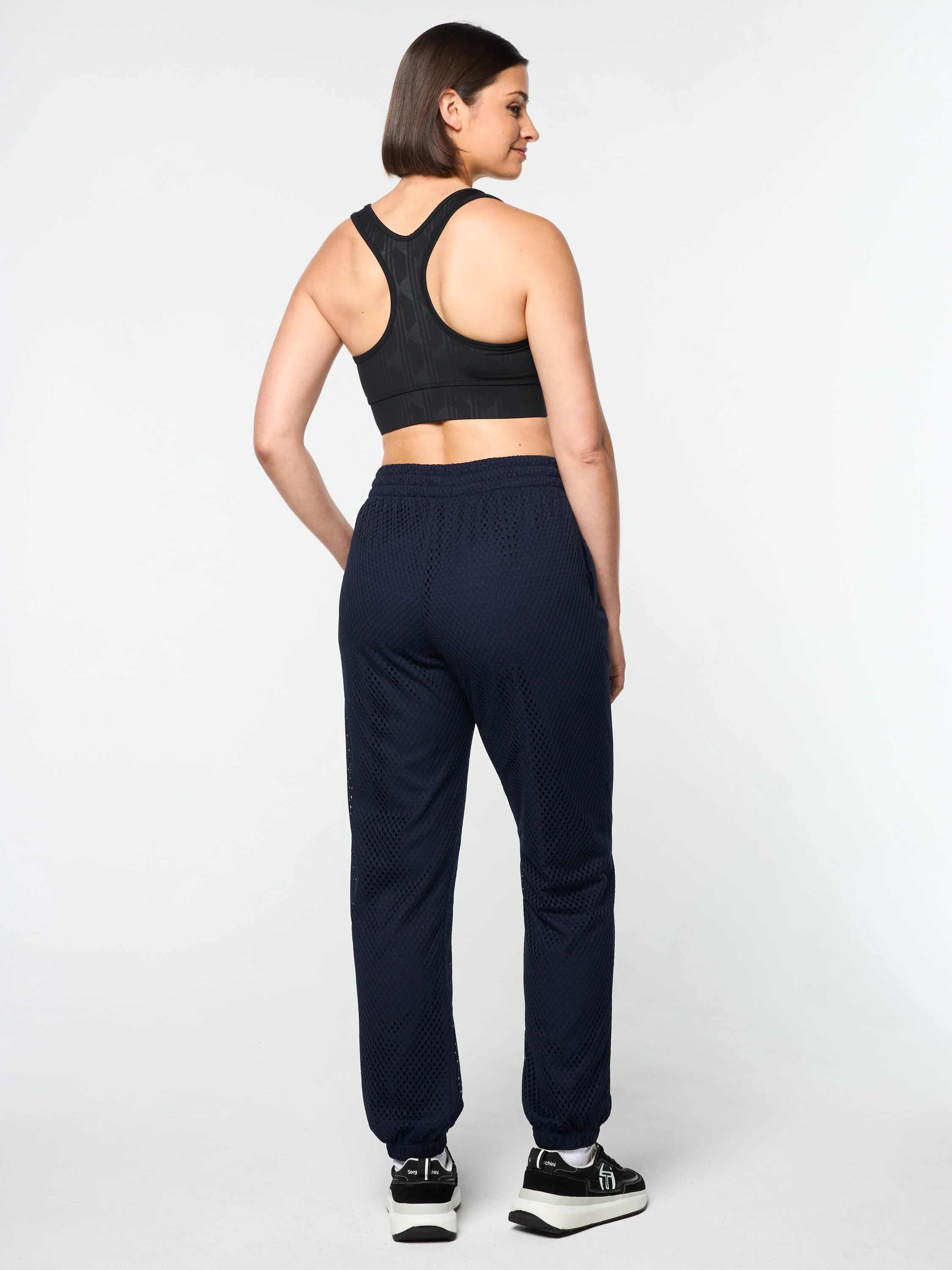 Adria Mesh Track Pant- Maritime Blue - Image 5