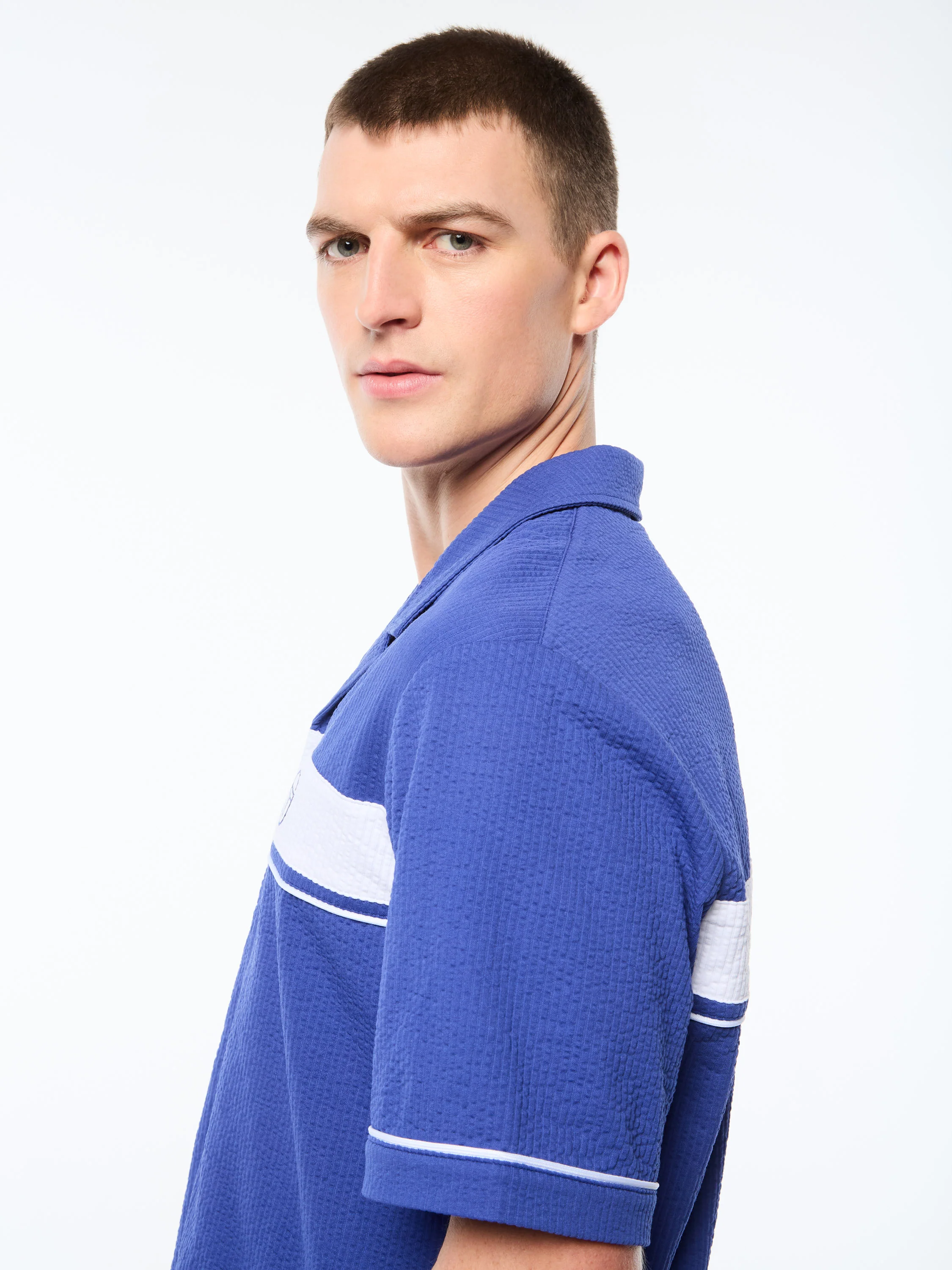 Annata Cabana Shirt-Deep Ultramarine - Image 7