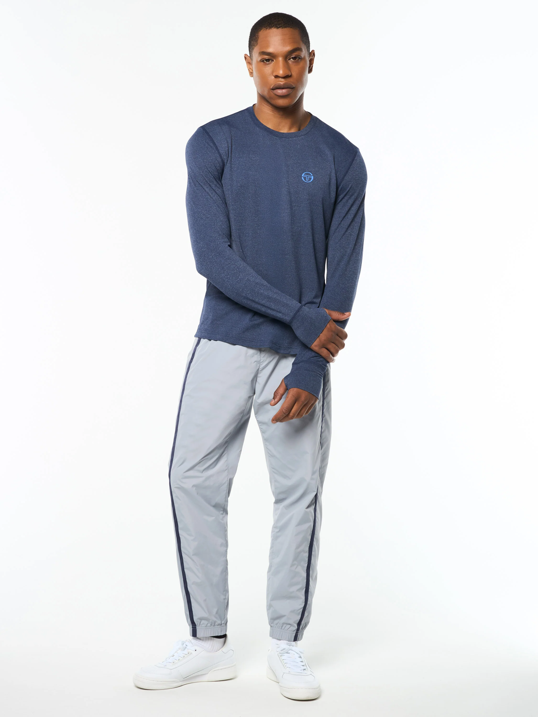 Attivo Damarindo Long Sleeve Tee- Maritime Blue - Image 3
