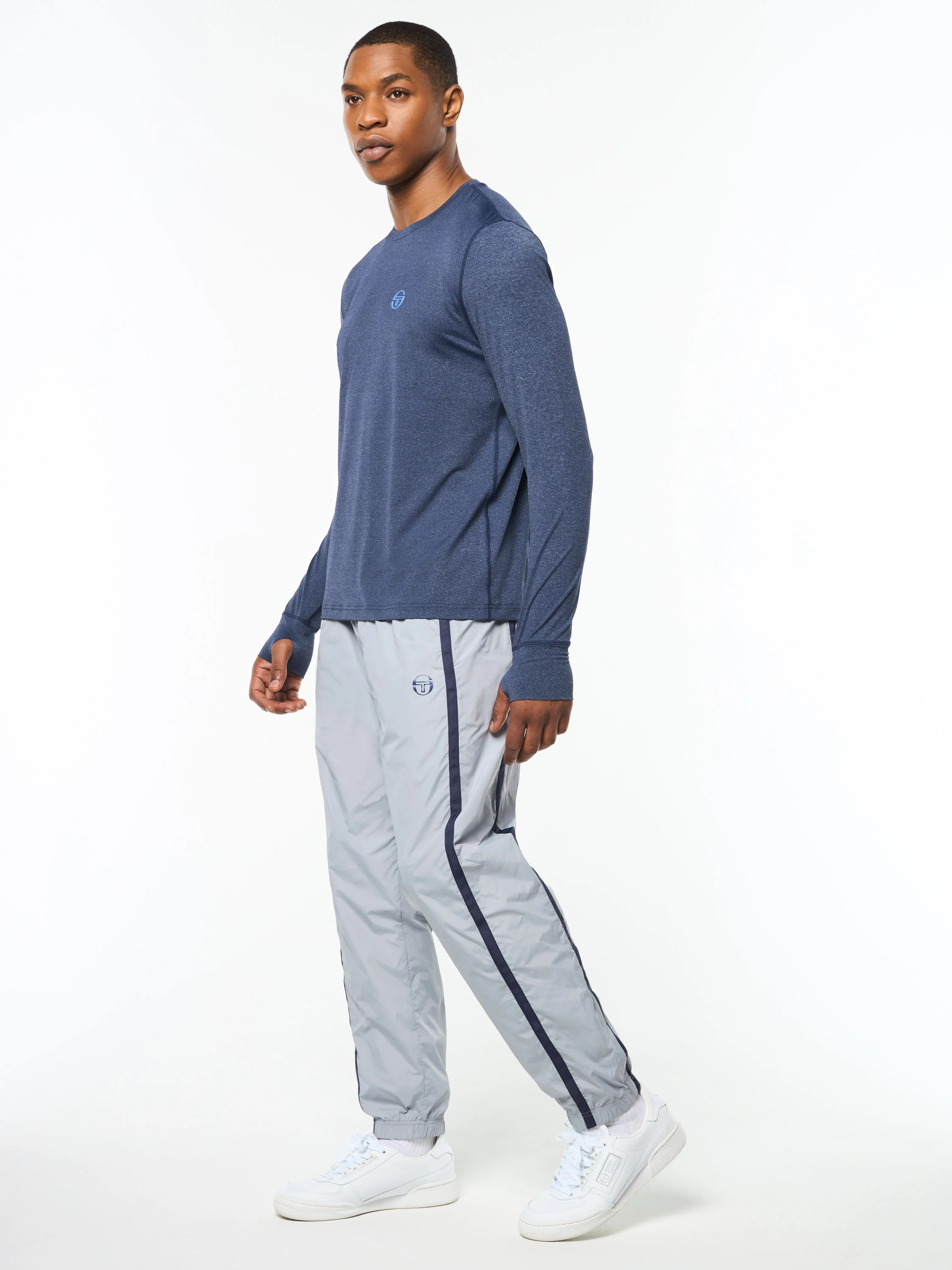 Attivo Damarindo Long Sleeve Tee- Maritime Blue - Image 4