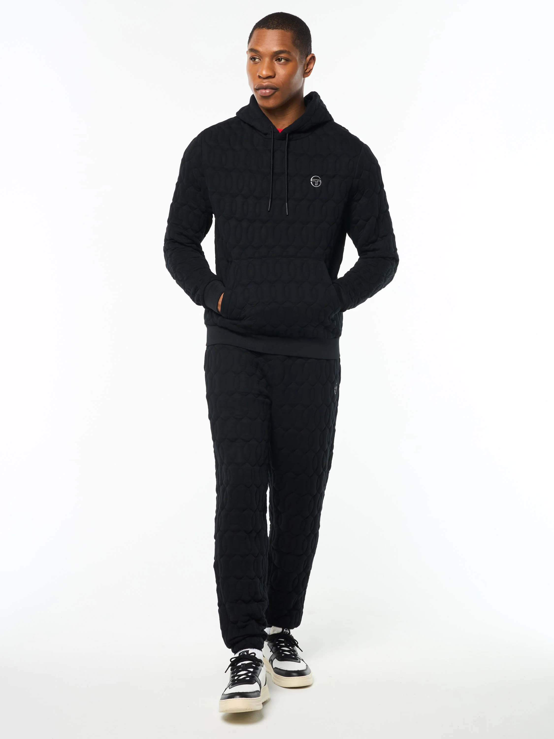 Aversa Quilted Hoodie- Black Beauty - Image 3