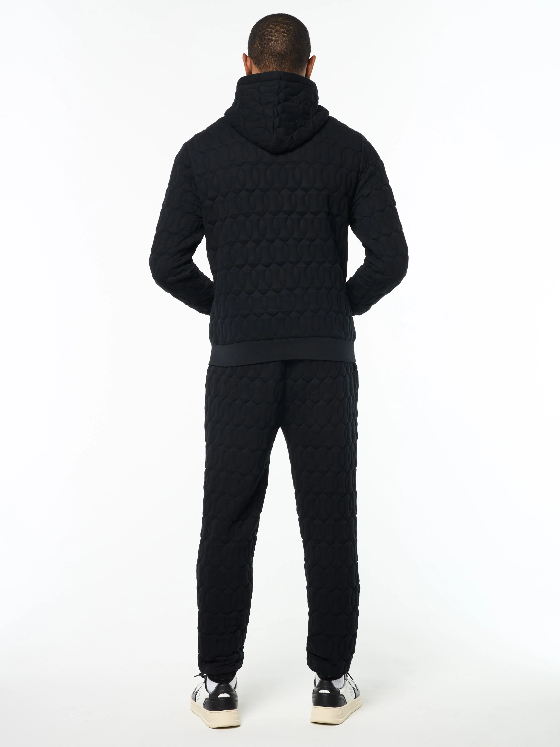 Aversa Quilted Hoodie- Black Beauty - Image 5
