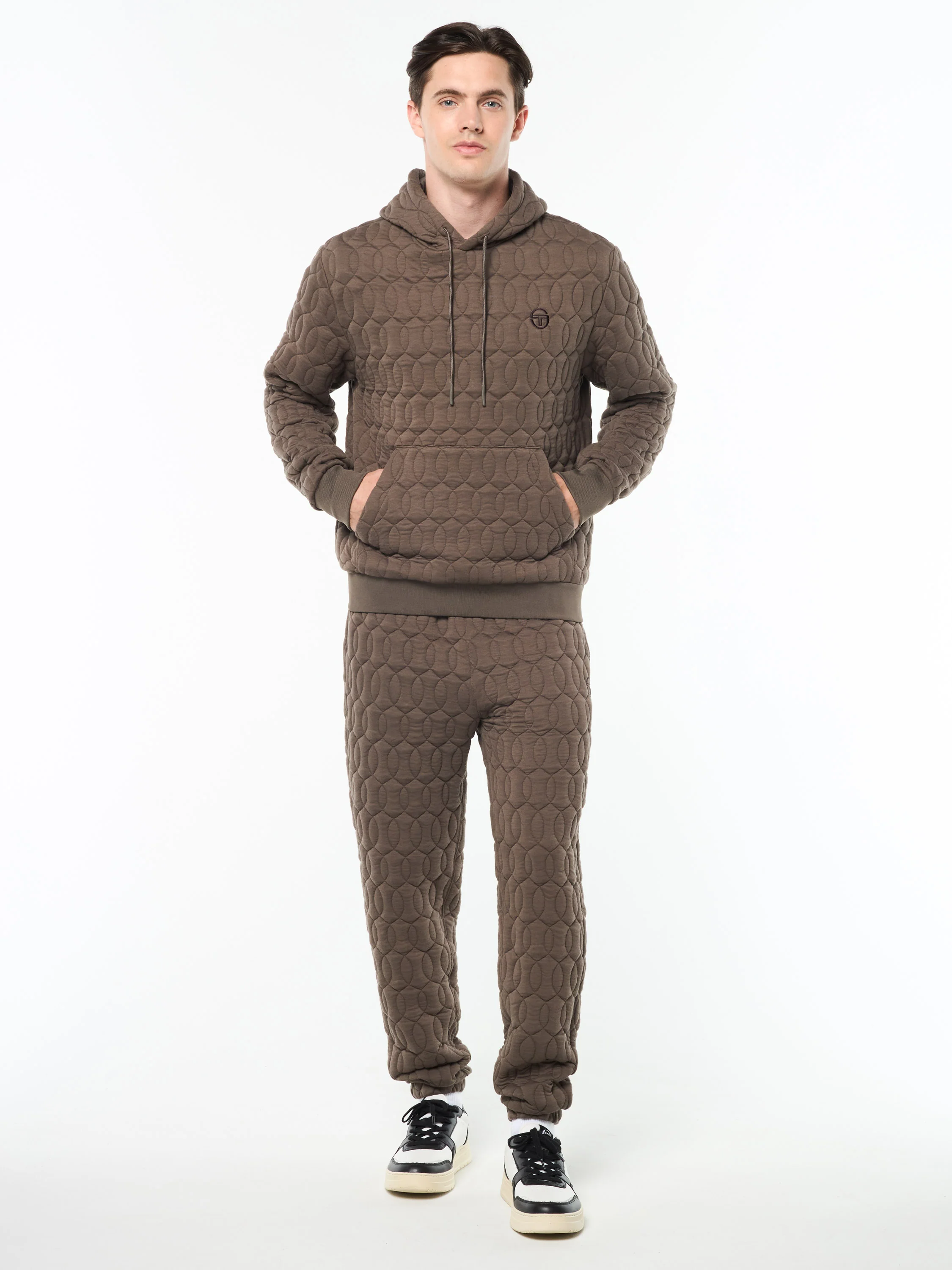 Aversa Quilted Hoodie- Morel - Image 3