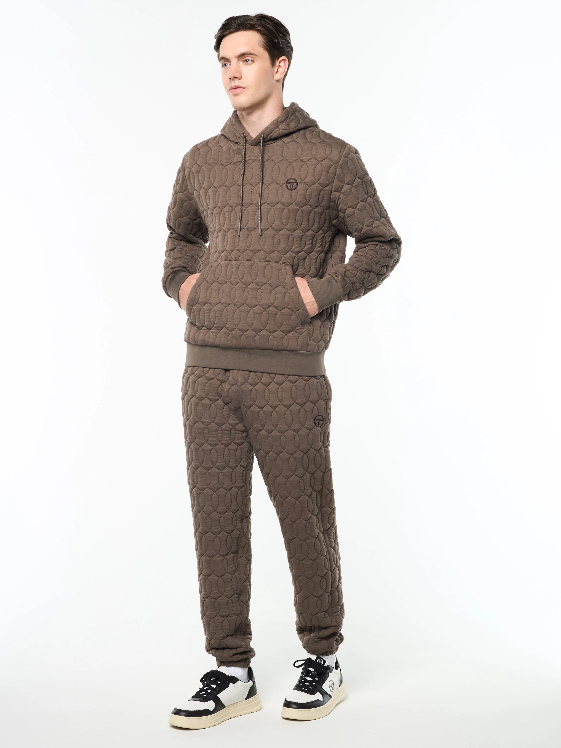 Aversa Quilted Hoodie- Morel - Image 4