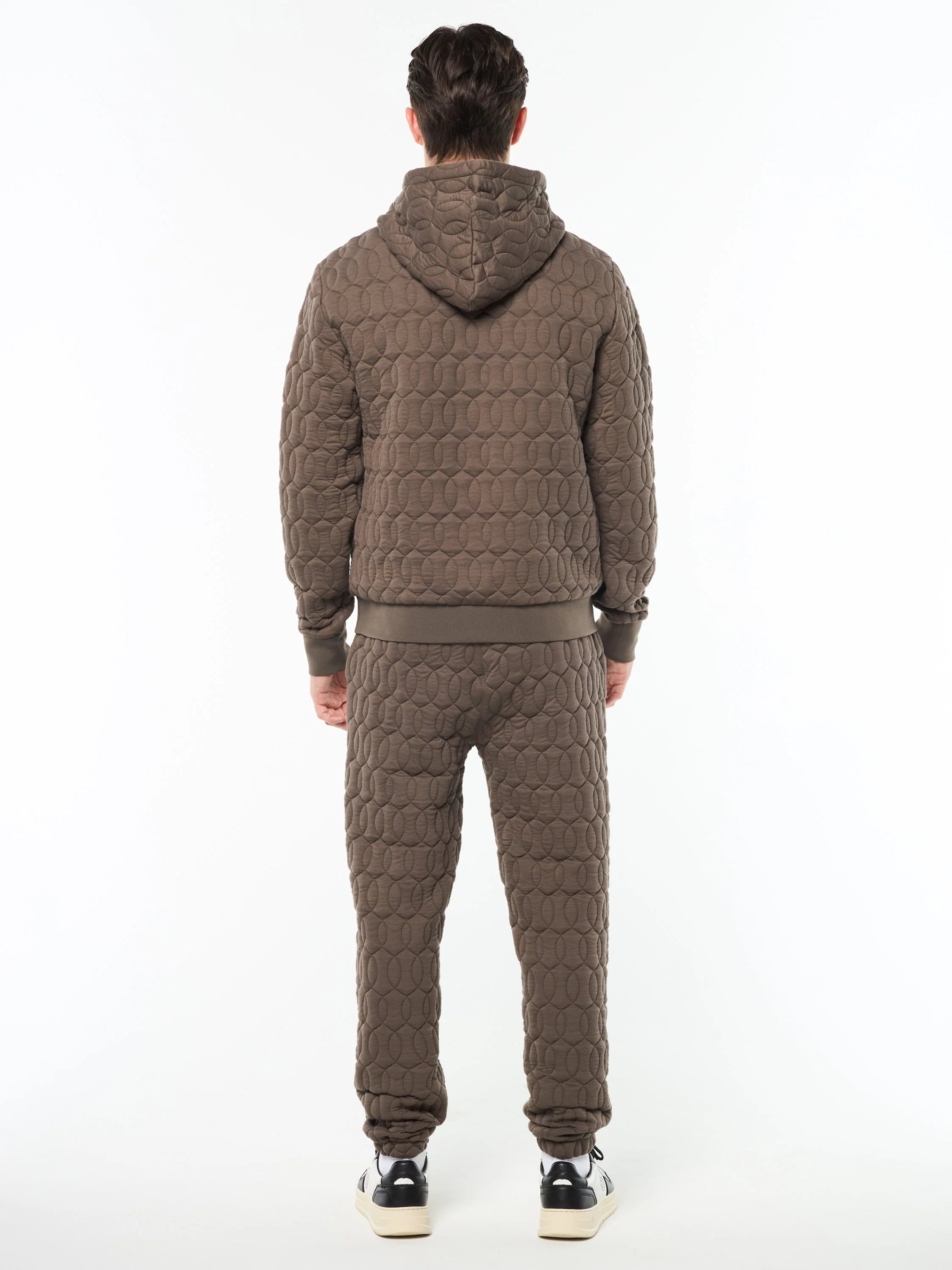 Aversa Quilted Hoodie- Morel - Image 5