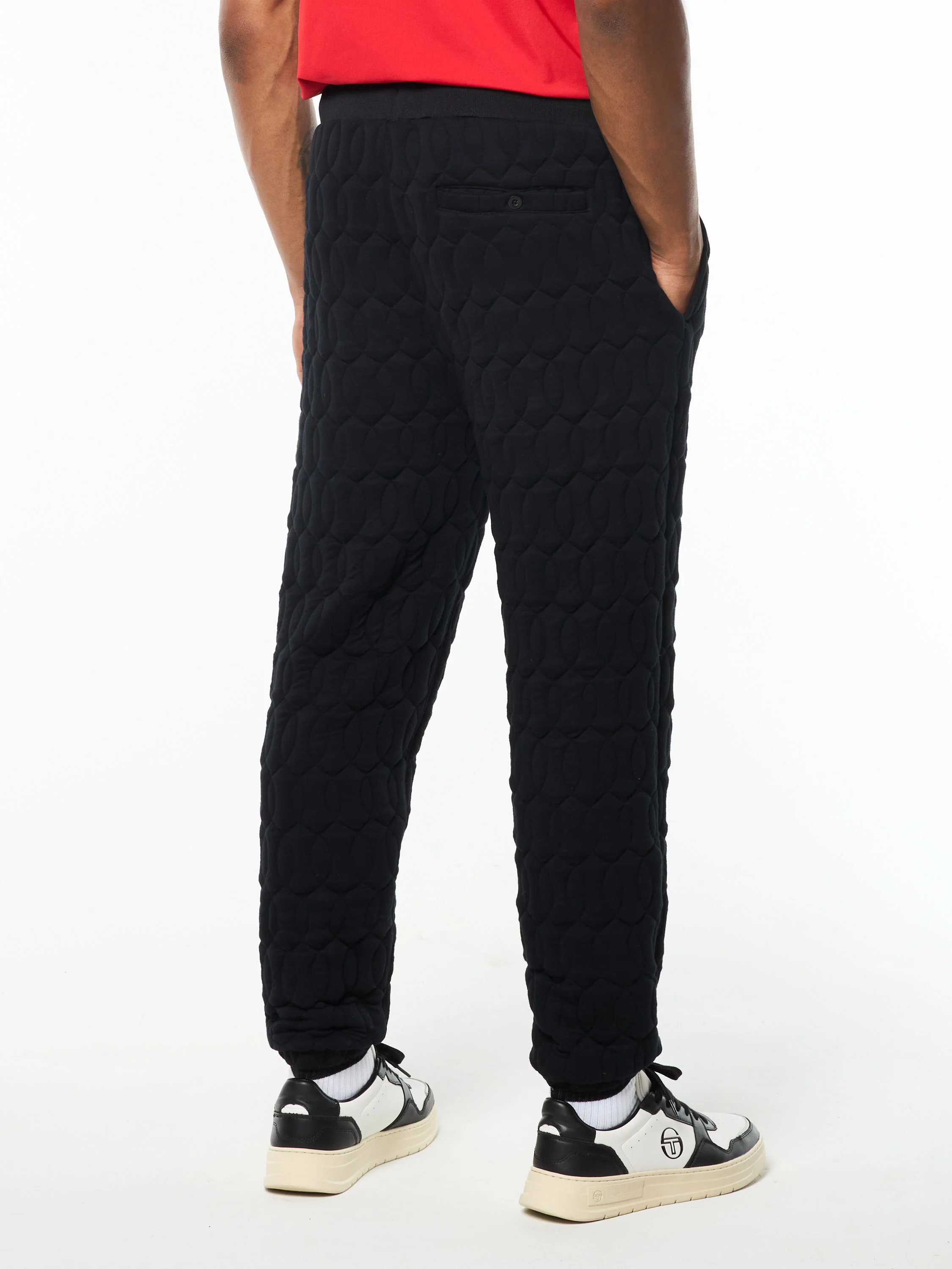 Aversa Quilted Sweatpant- Black Beauty - Image 4
