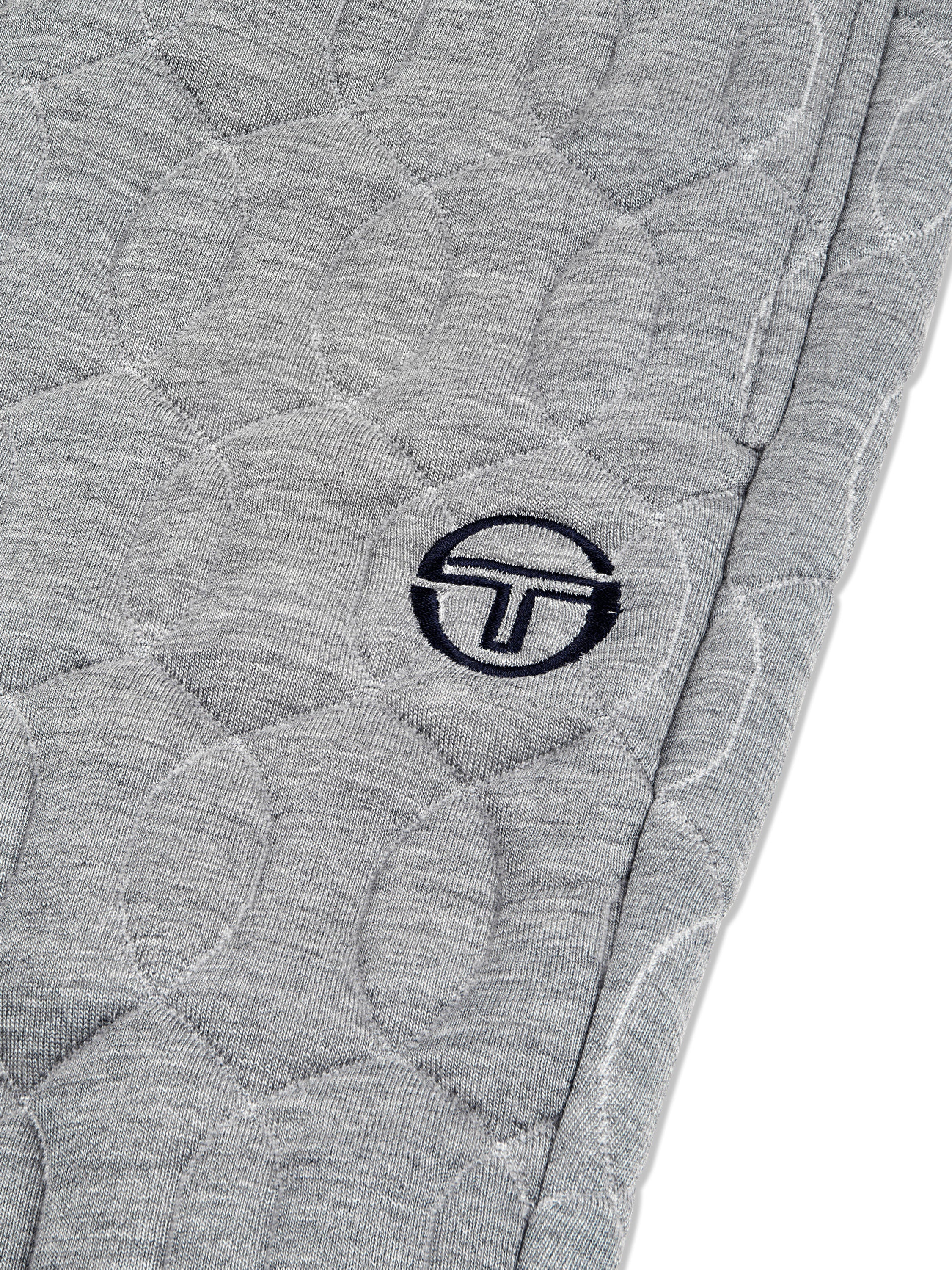 Aversa Quilted Sweatpant- Light Heather Grey - Image 4