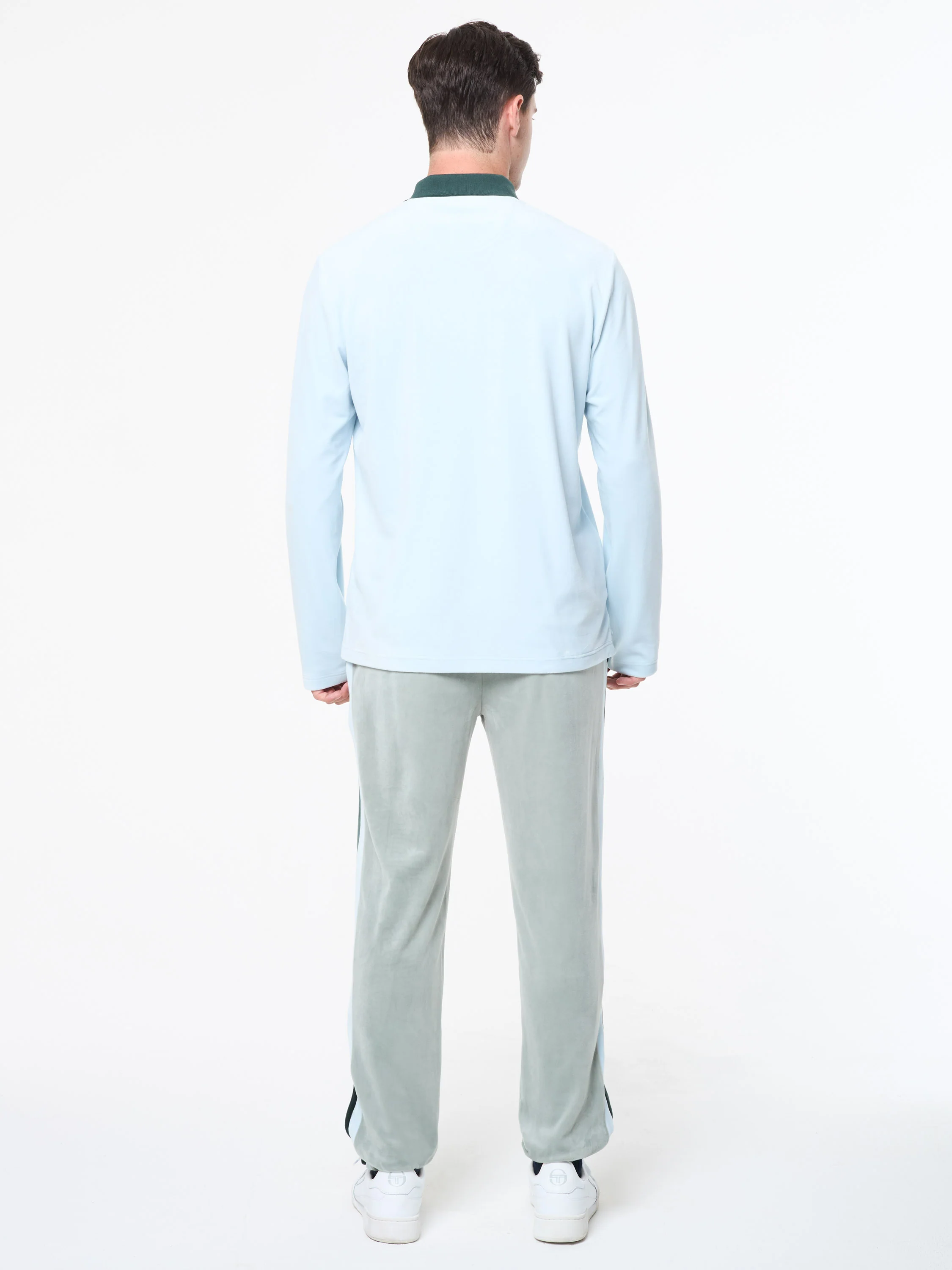 Banda Velour Polo- Baby Blue - Image 5