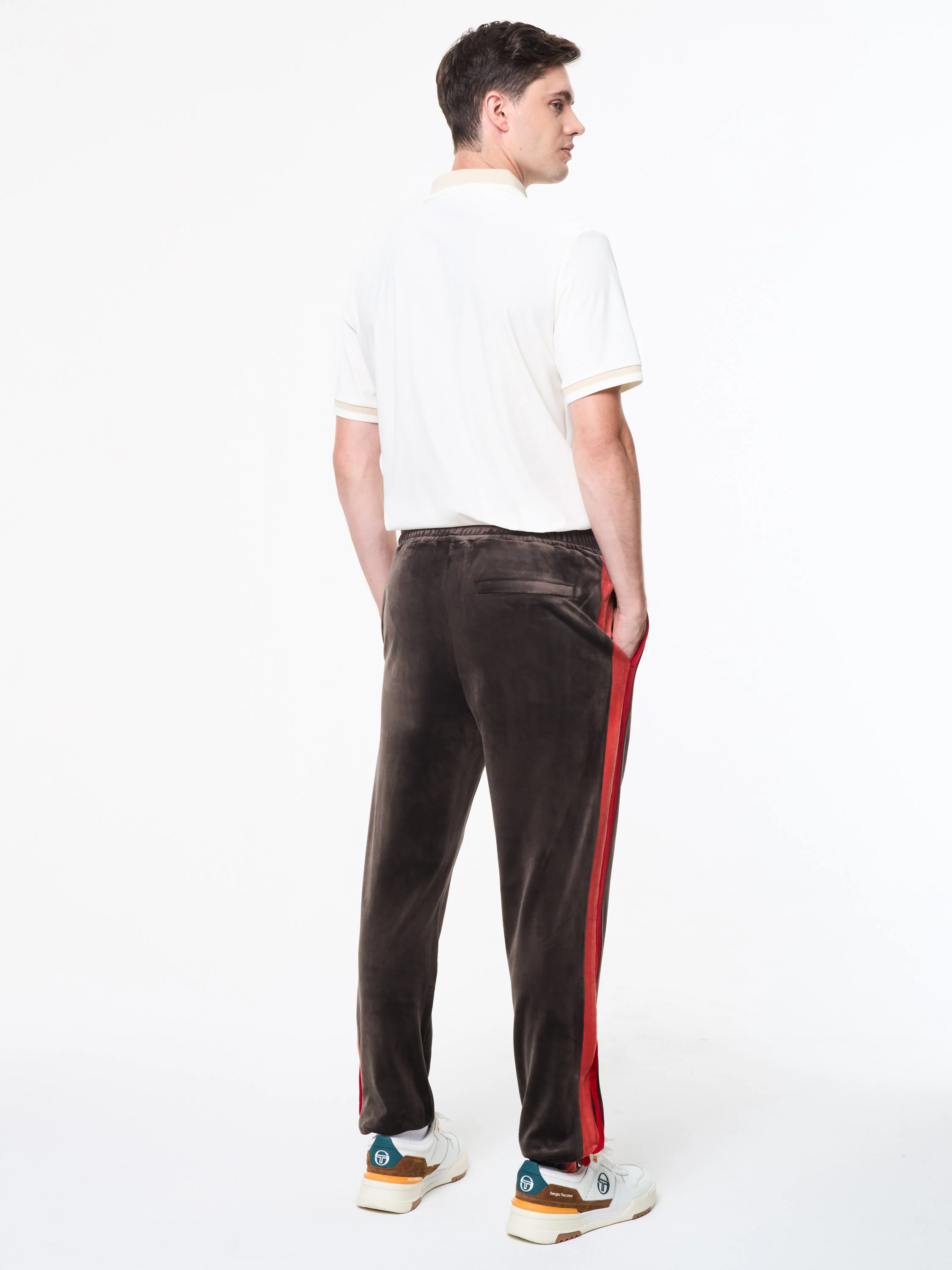 Banda Velour Track Pant- Mulch - Image 5