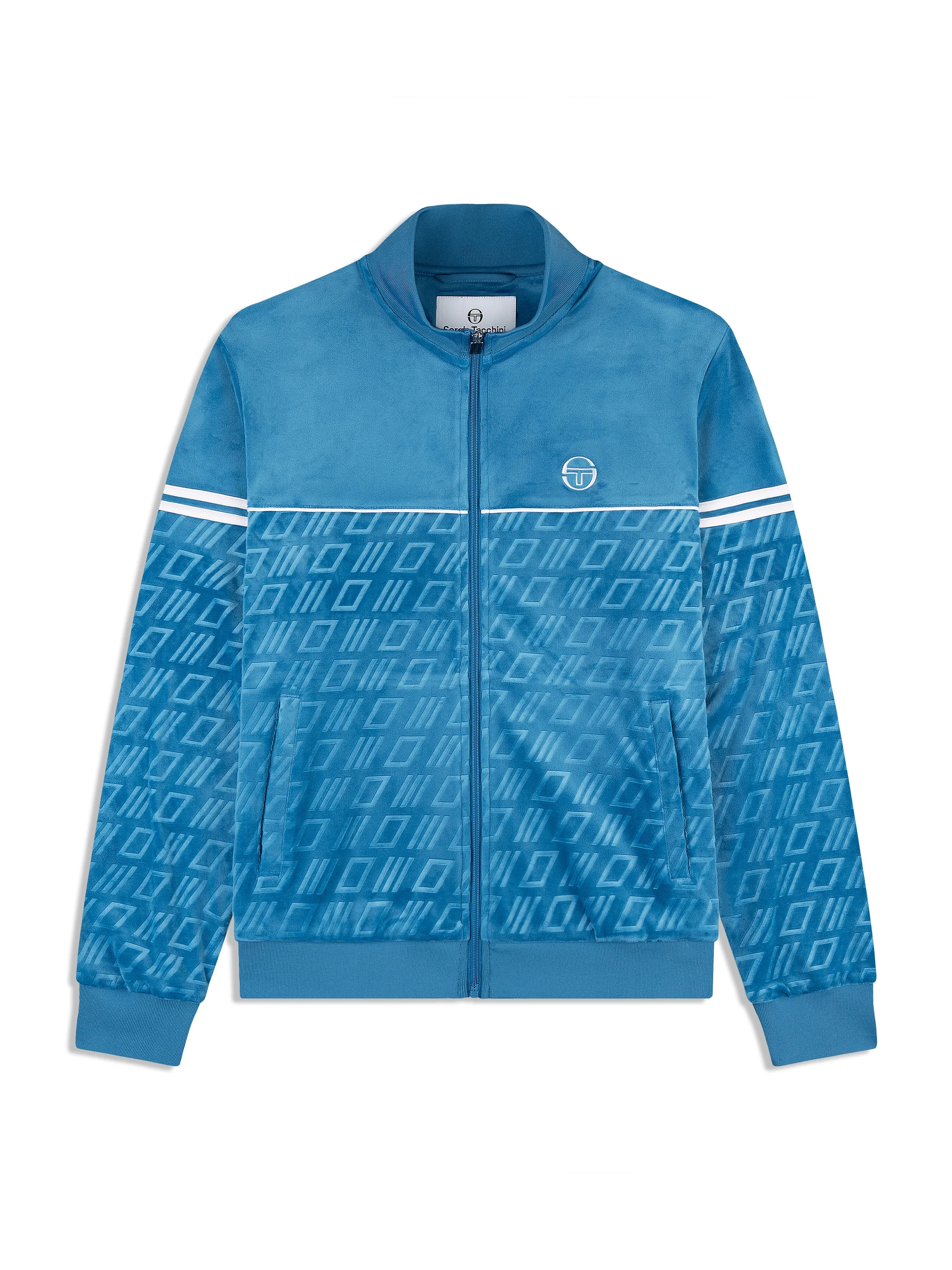 Bandiera Track Jacket- Mykonos Blue - Image 2