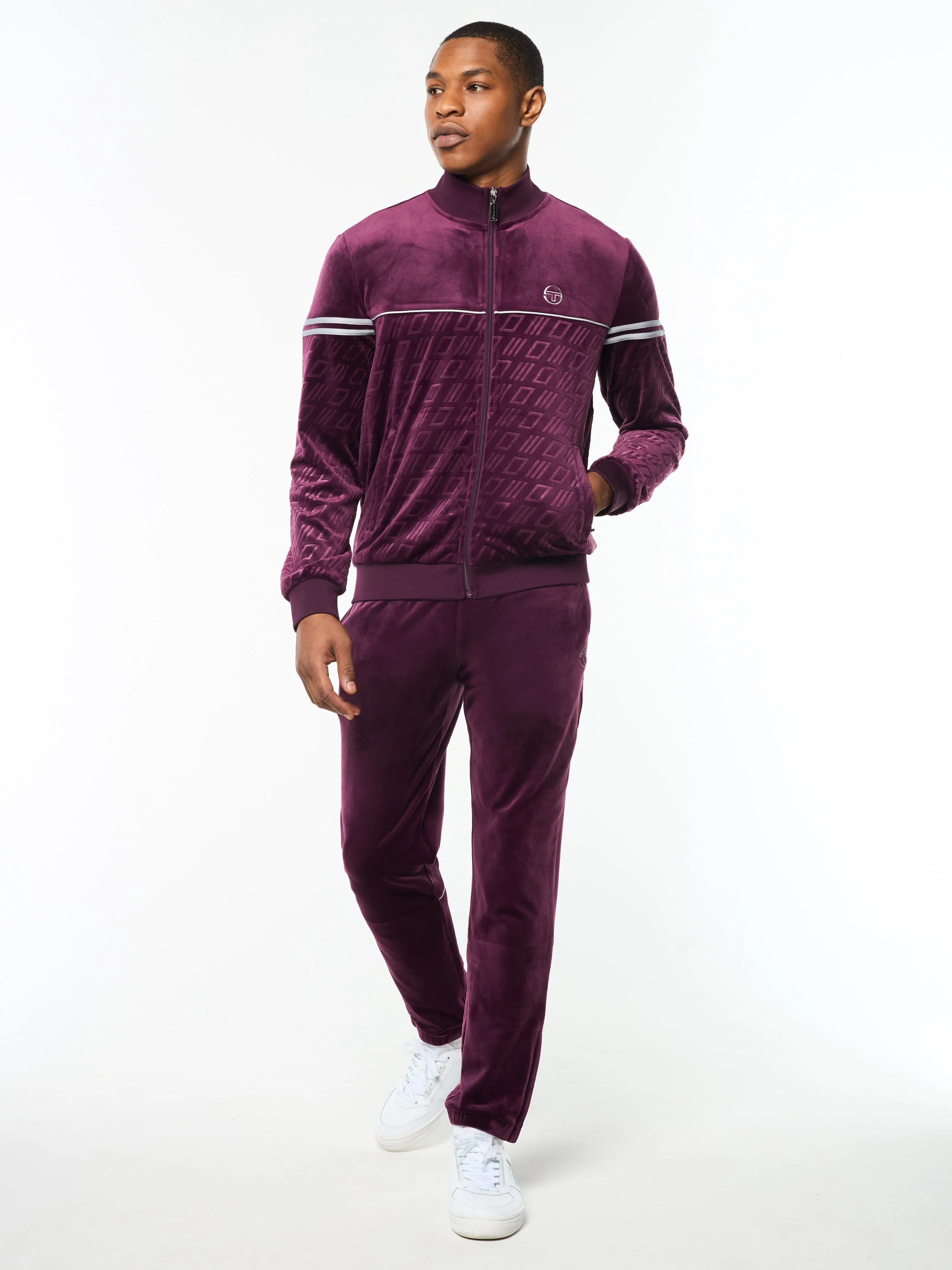 Bandiera Track Jacket- Potent Purple - Image 3