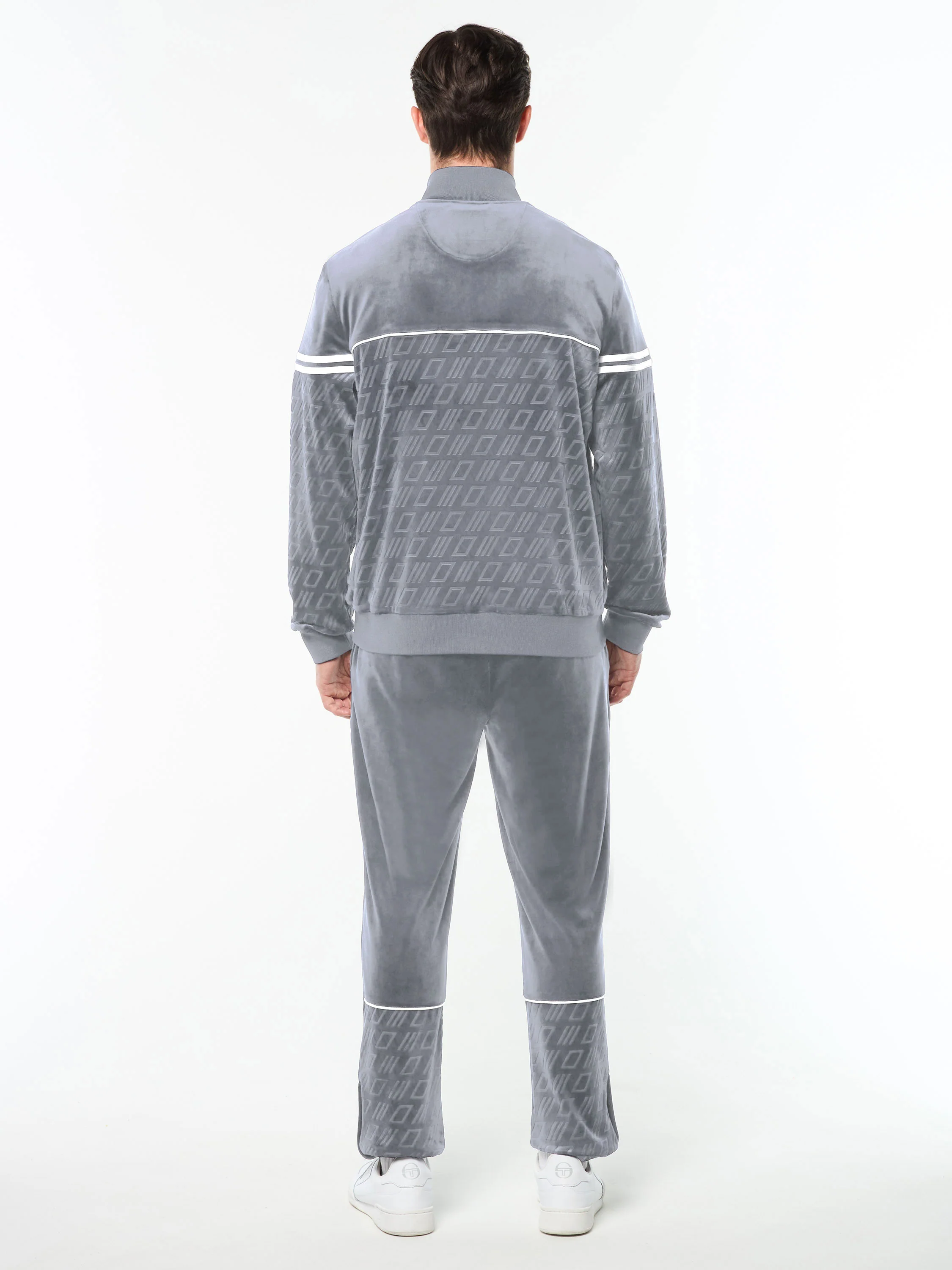 Bandiera Track Jacket- Sleet - Image 4