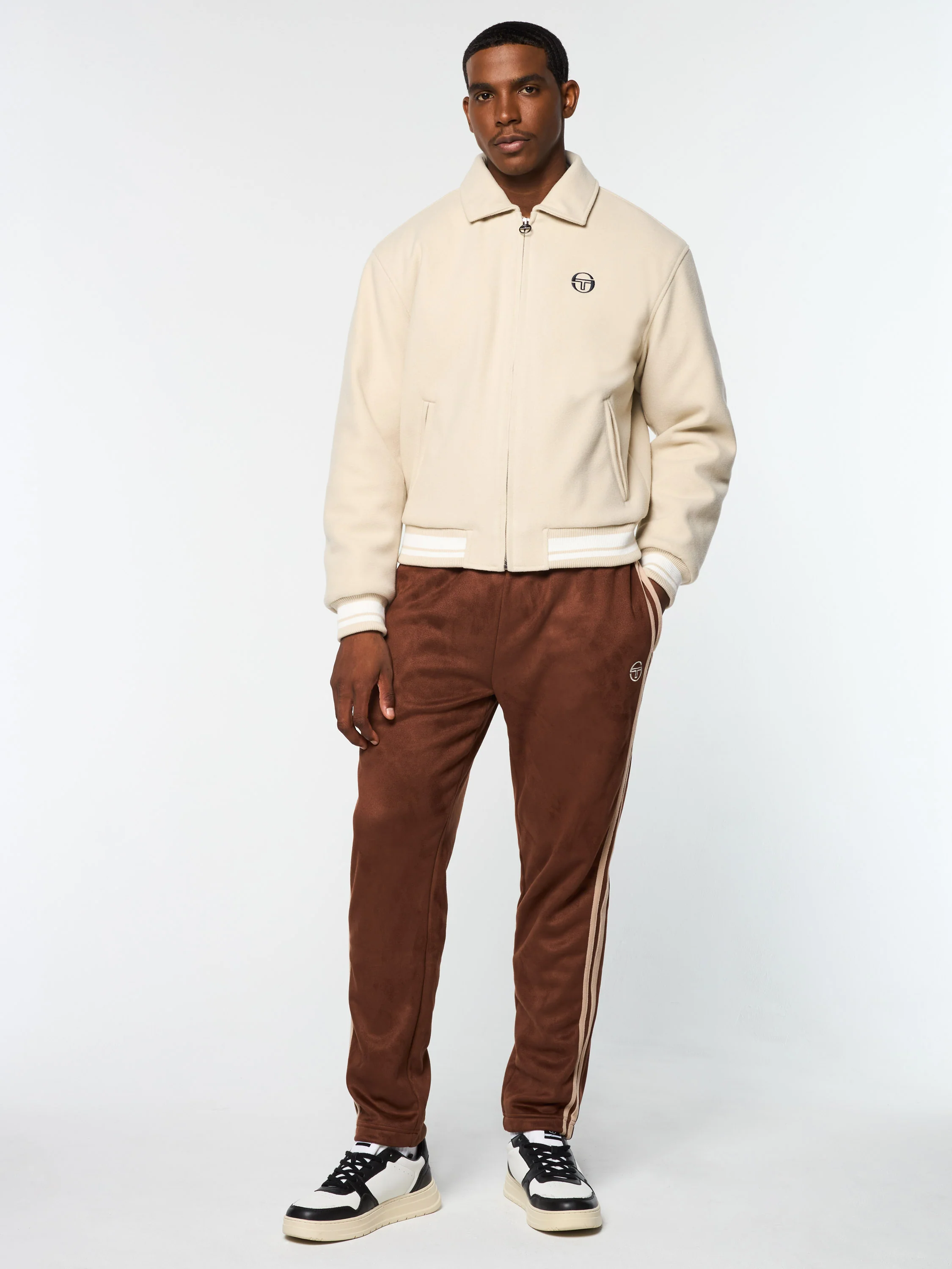 Borotra Varsity Jacket- Pelican - Image 3