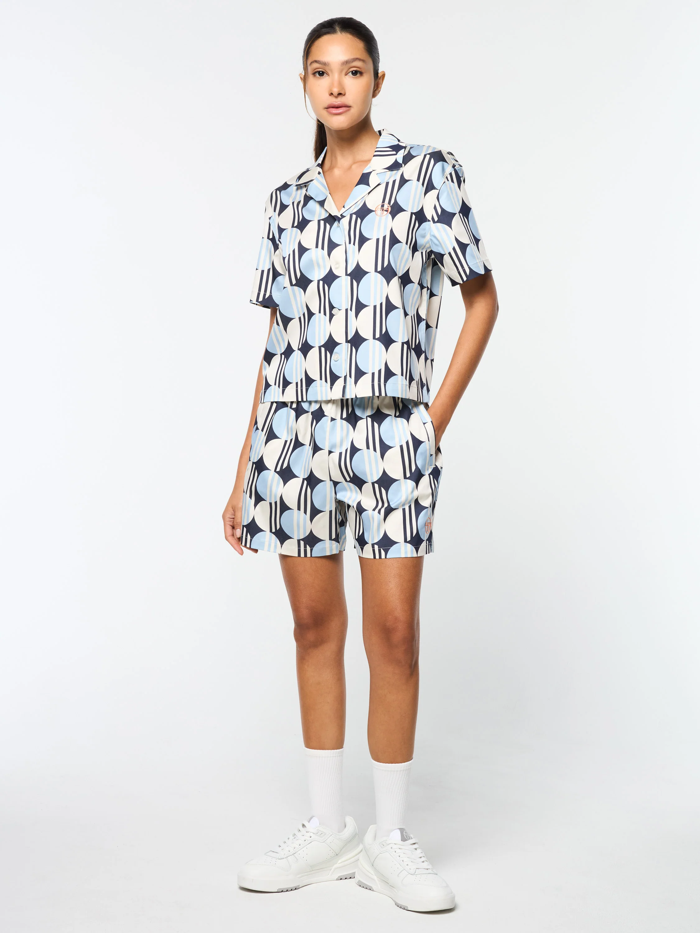 Brikette Cabana Shirt- Maritime Blue - Image 3