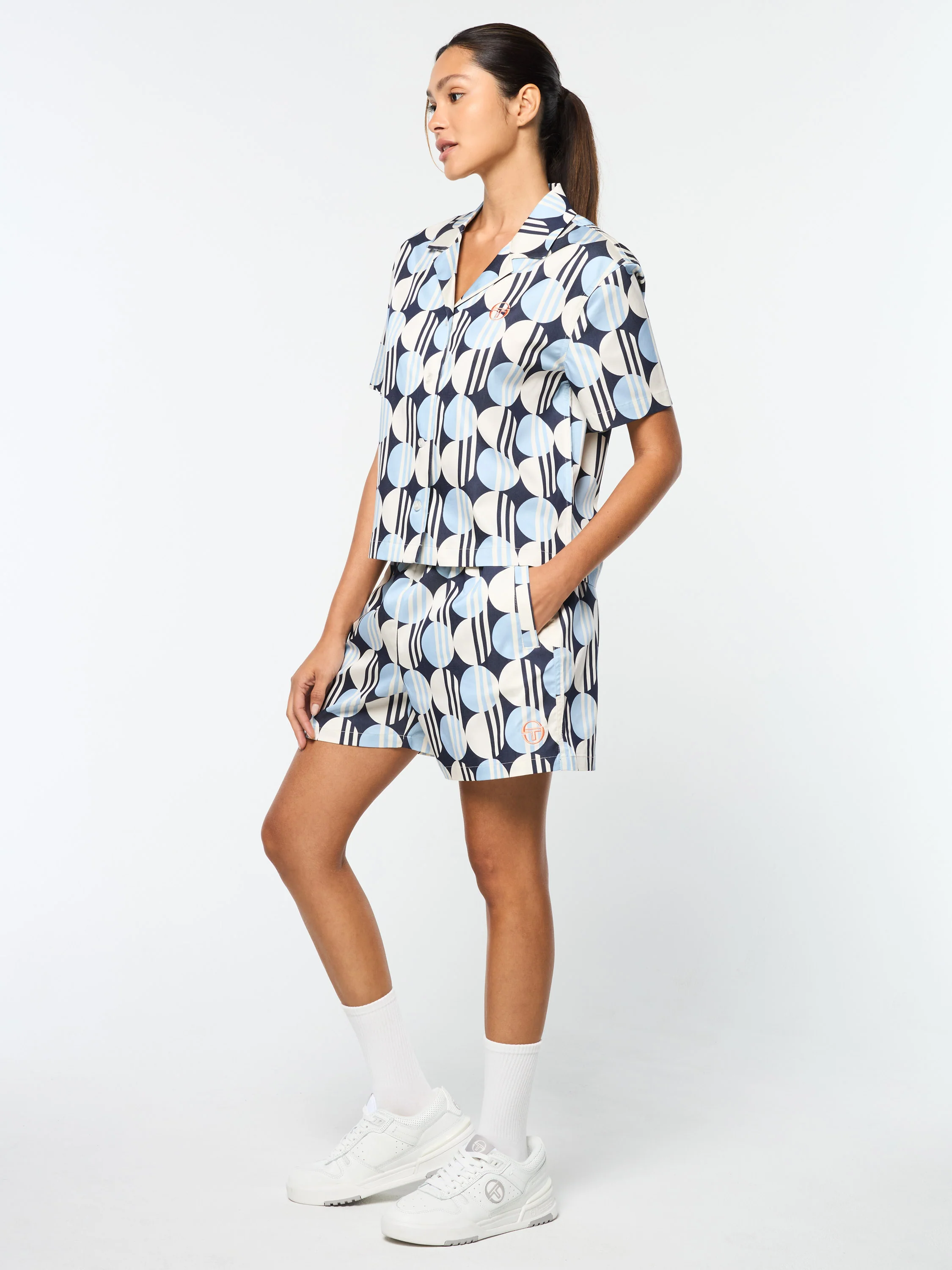 Brikette Cabana Shirt- Maritime Blue - Image 4