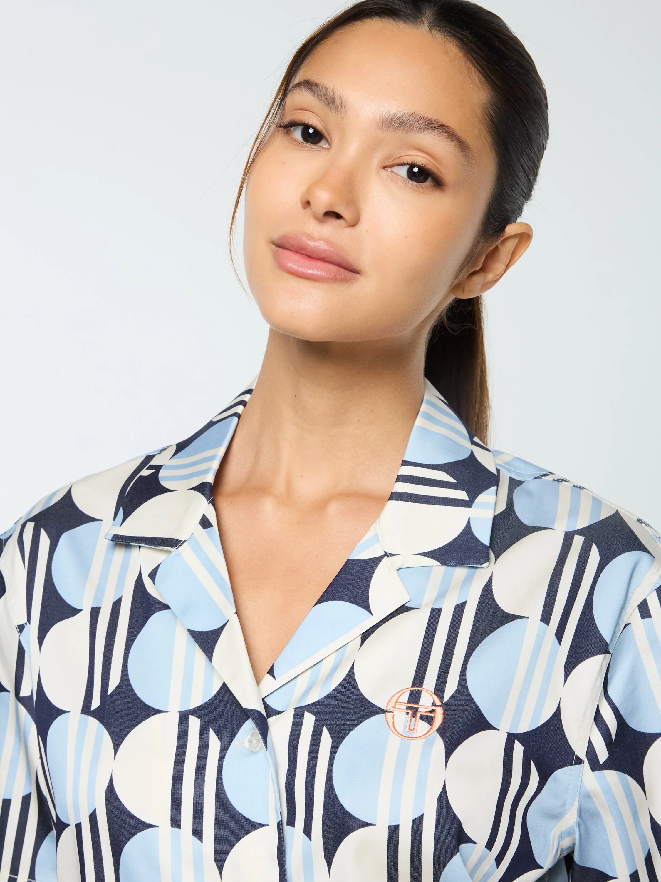 Brikette Cabana Shirt- Maritime Blue - Image 7