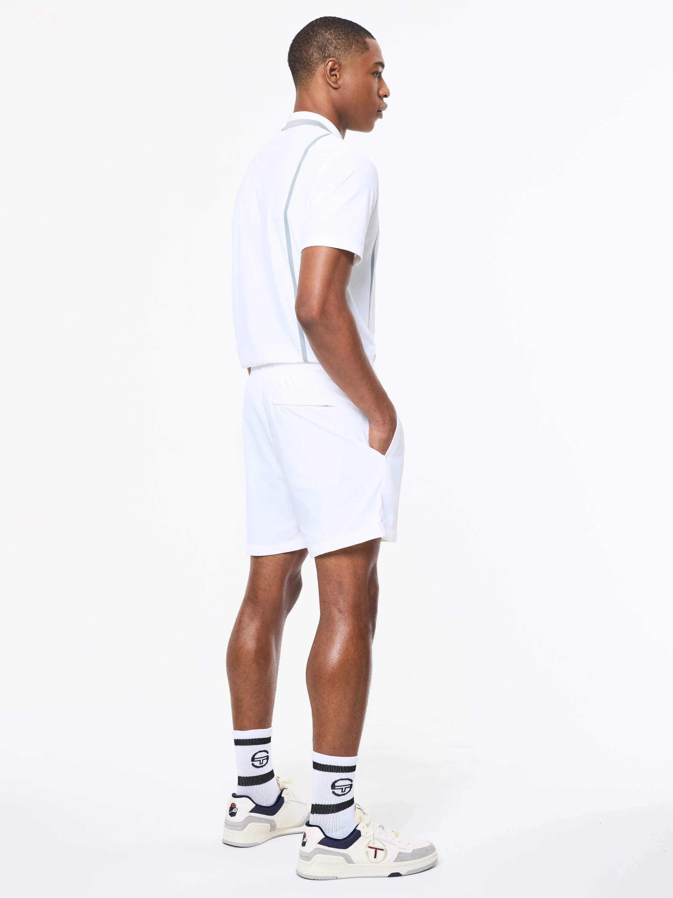 Campo Court Short- Brilliant White - Image 6