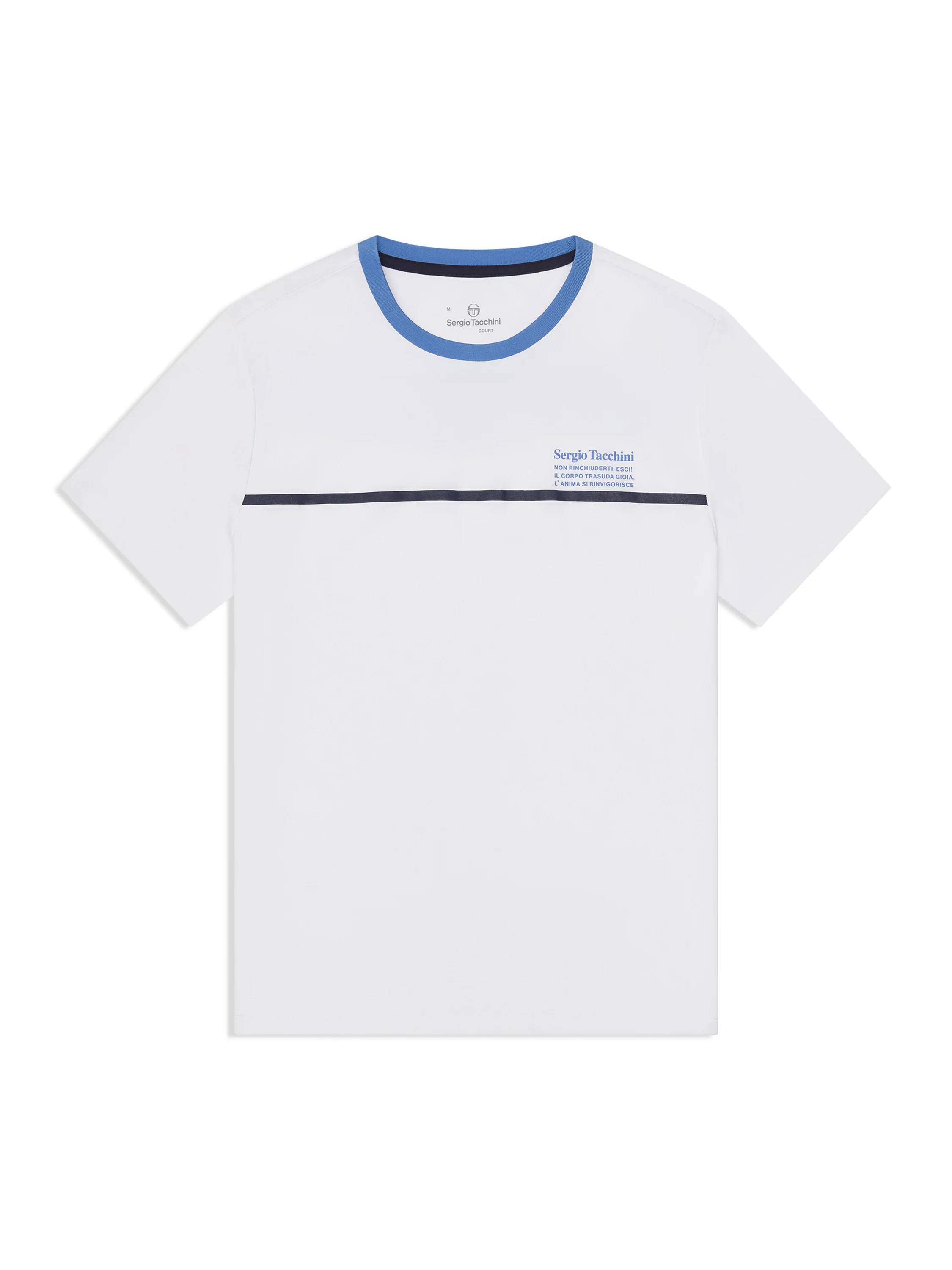 Campo Court T-Shirt- Brilliant White - Image 2