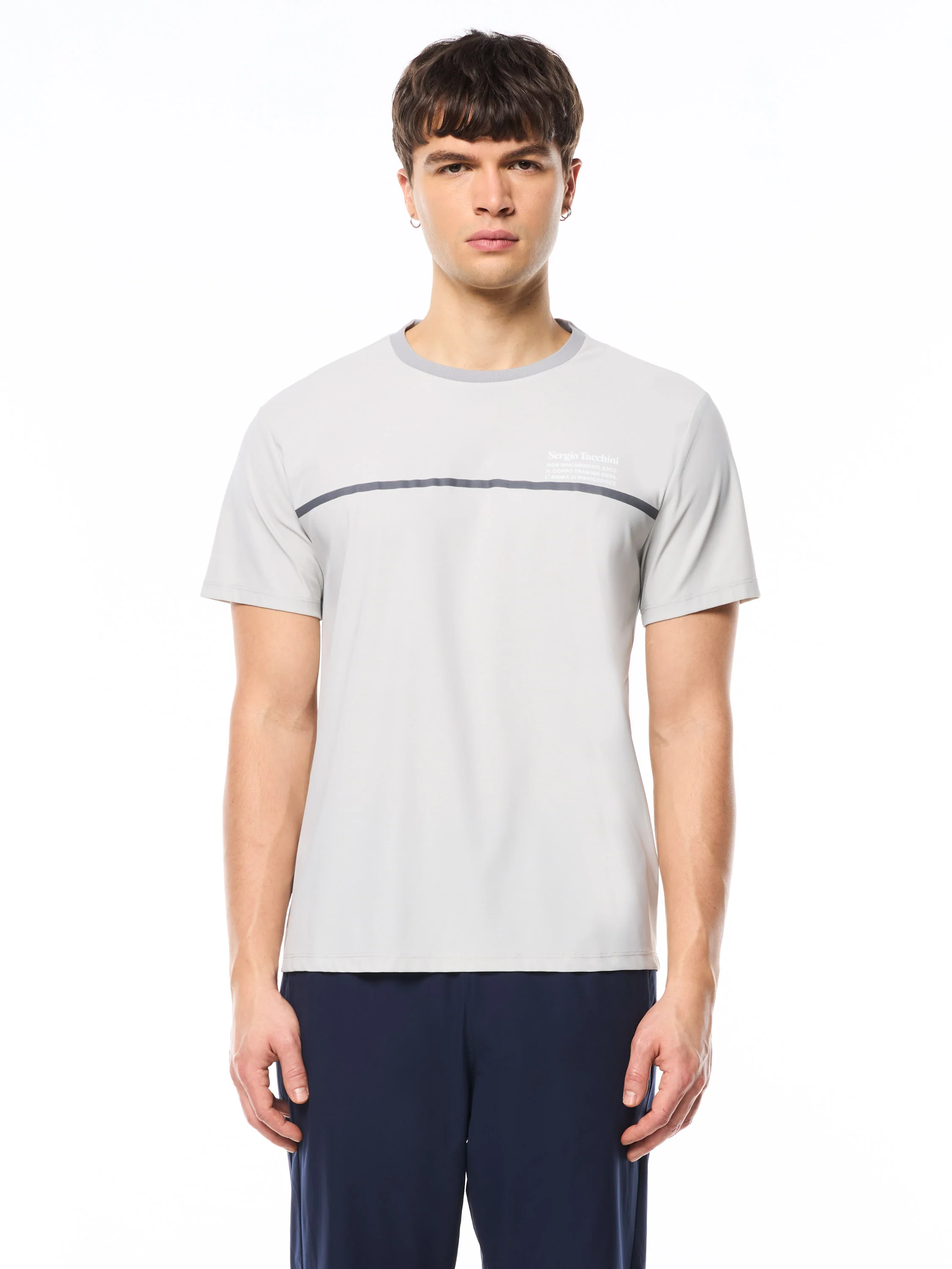 Campo Court T-Shirt- Quiet Grey