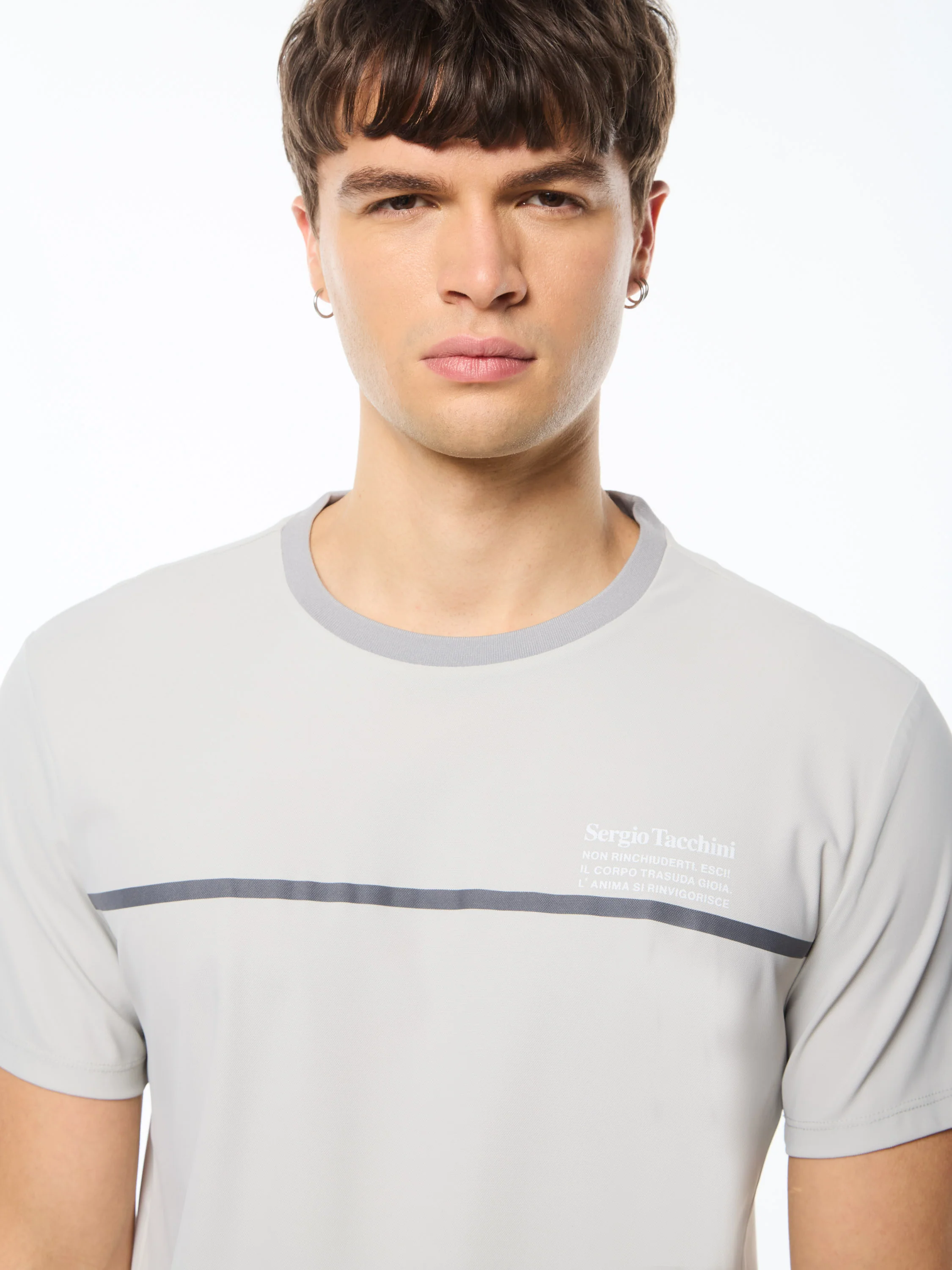 Campo Court T-Shirt- Quiet Grey - Image 7