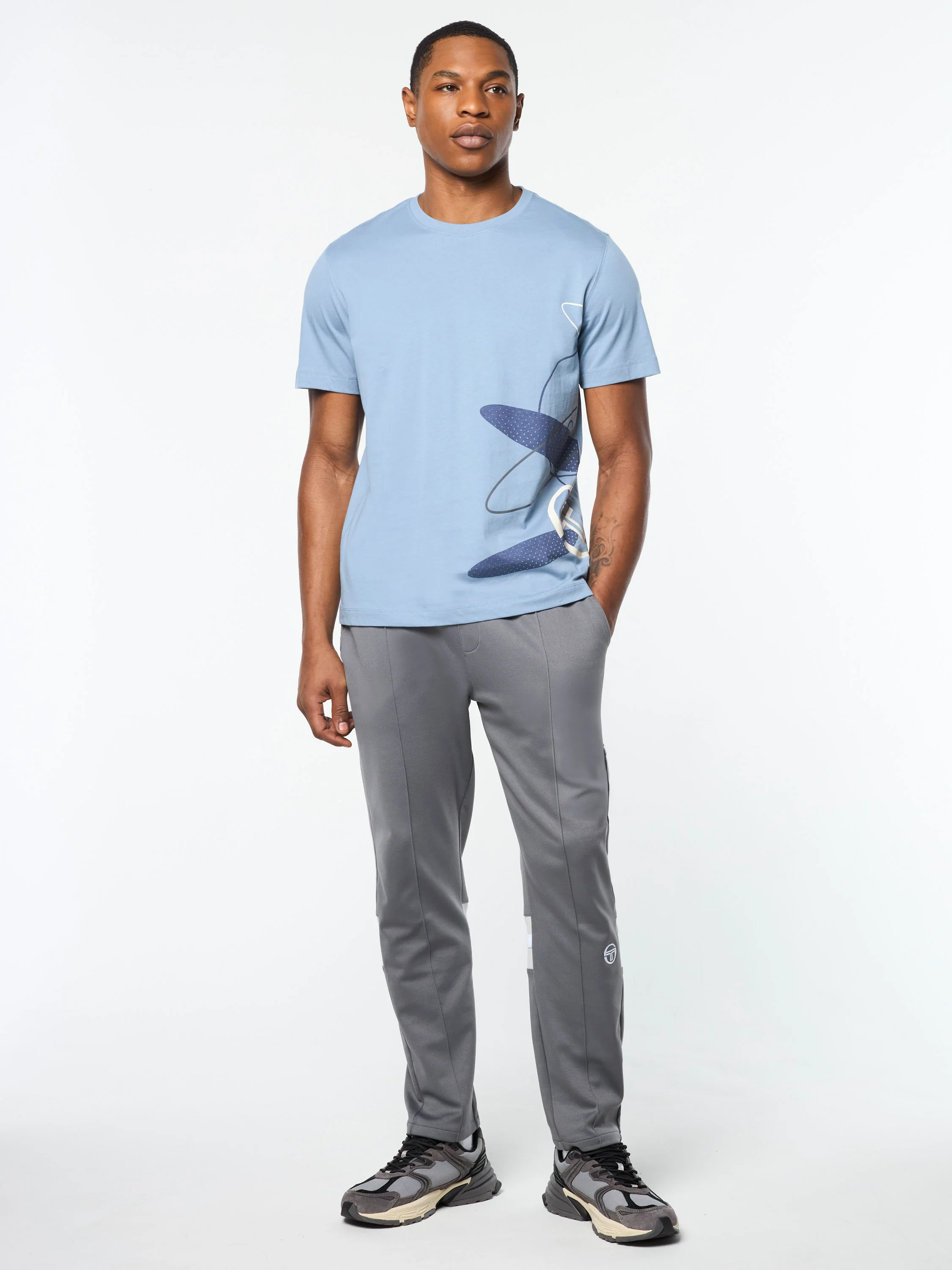 Ciro T-Shirt- Fade Denim - Image 3