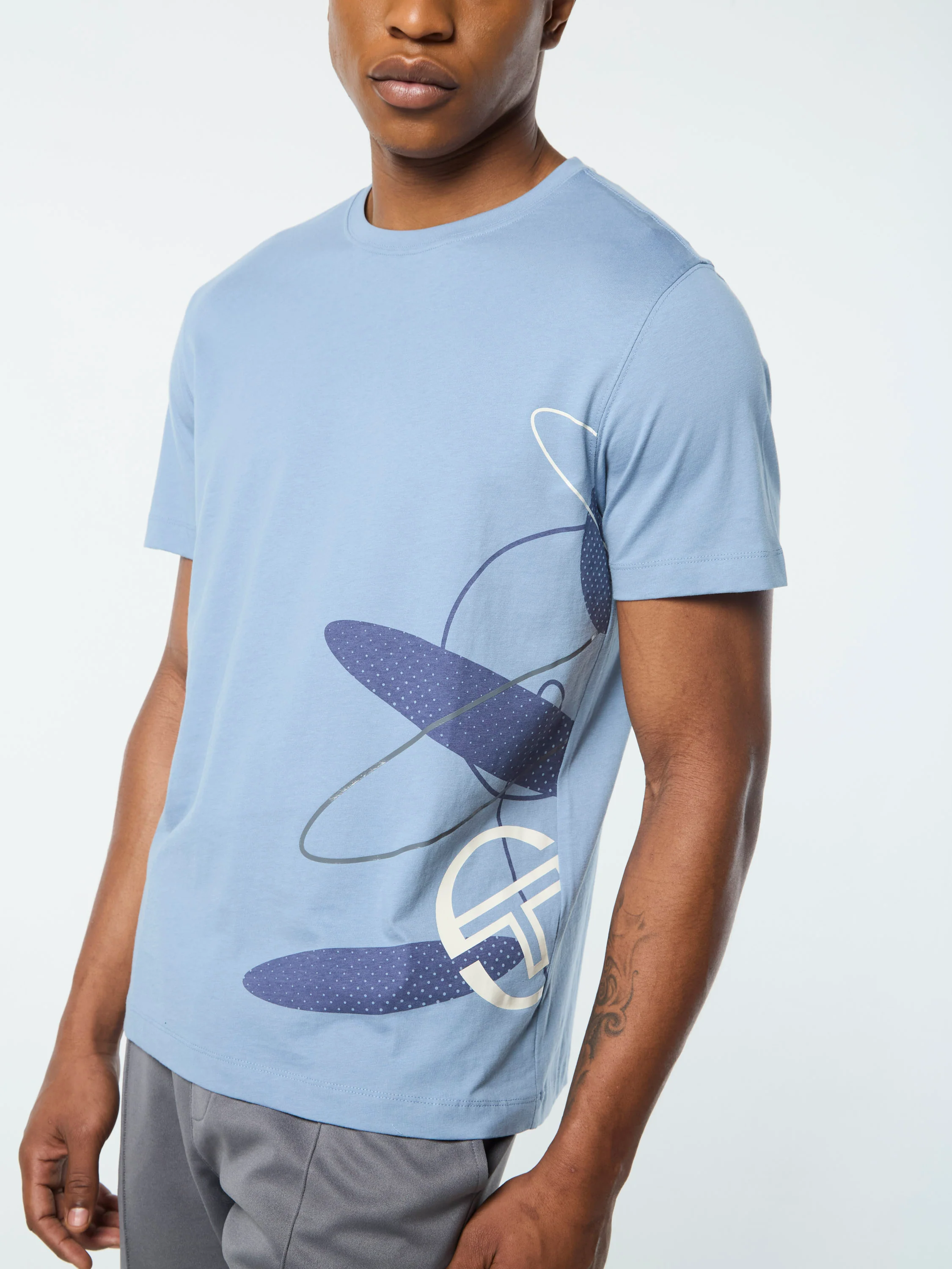 Ciro T-Shirt- Fade Denim - Image 7
