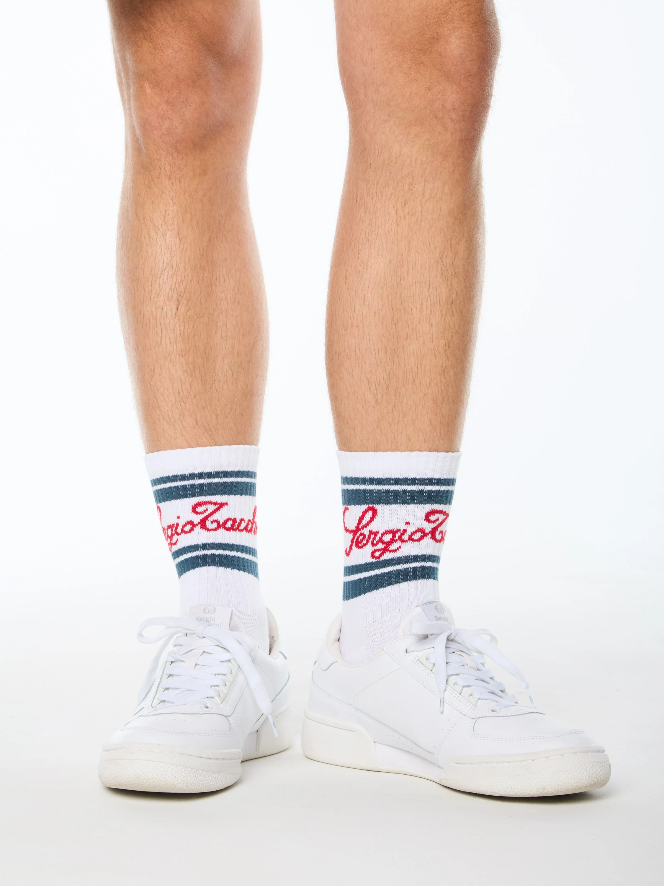 Classico Script Sock-Brilliant White - Image 3