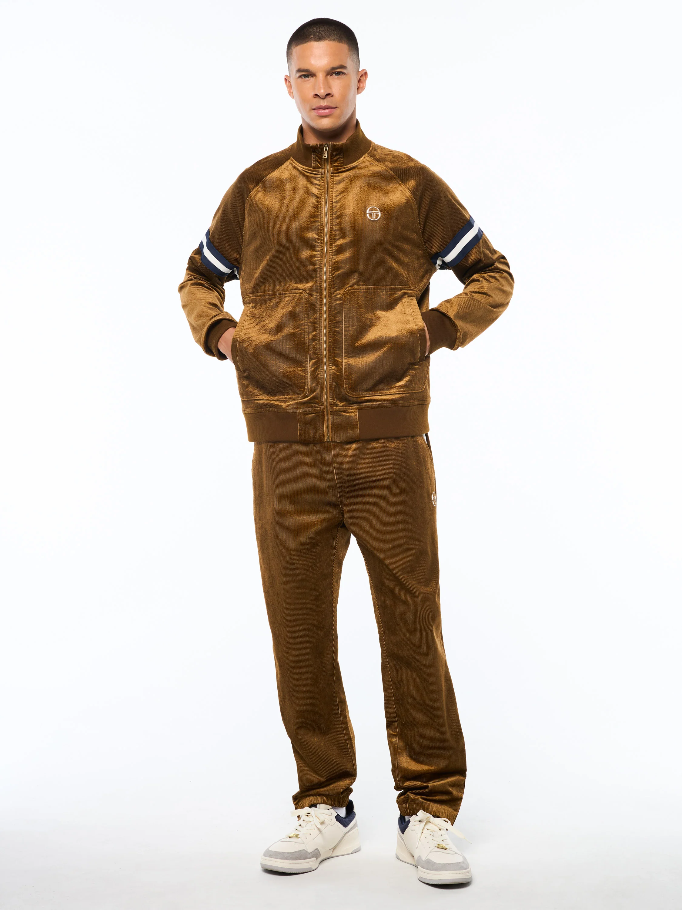 Cordurato Track Jacket- Bronze Brown - Image 3
