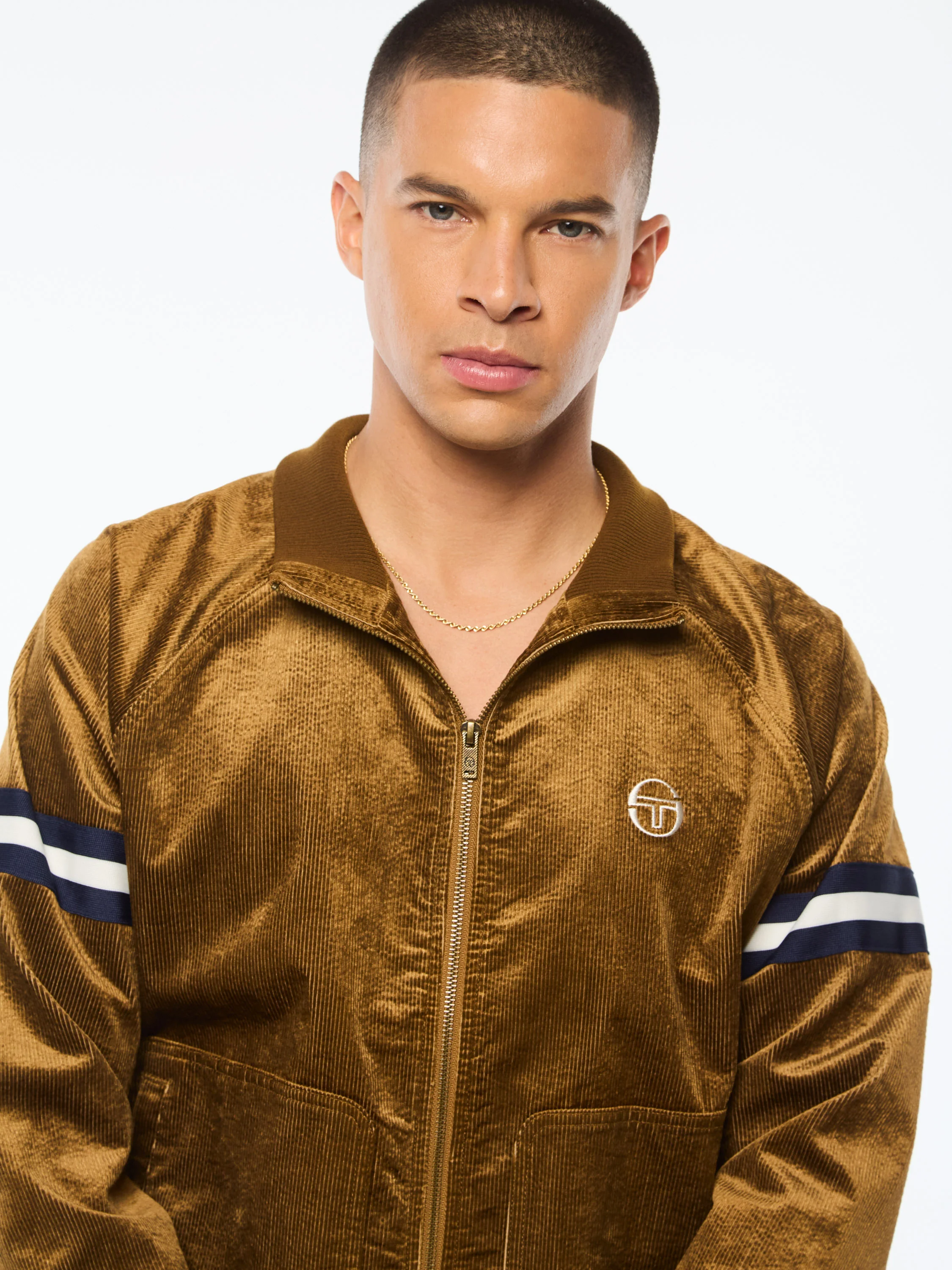 Cordurato Track Jacket- Bronze Brown - Image 9