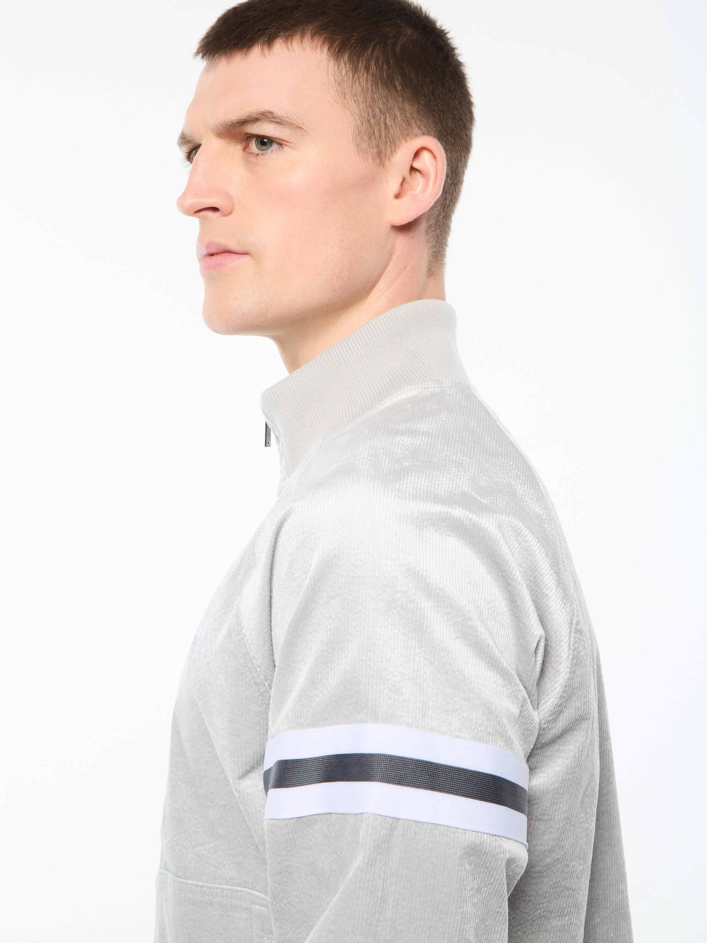 Cordurato Track Jacket- Quiet Grey - Image 6