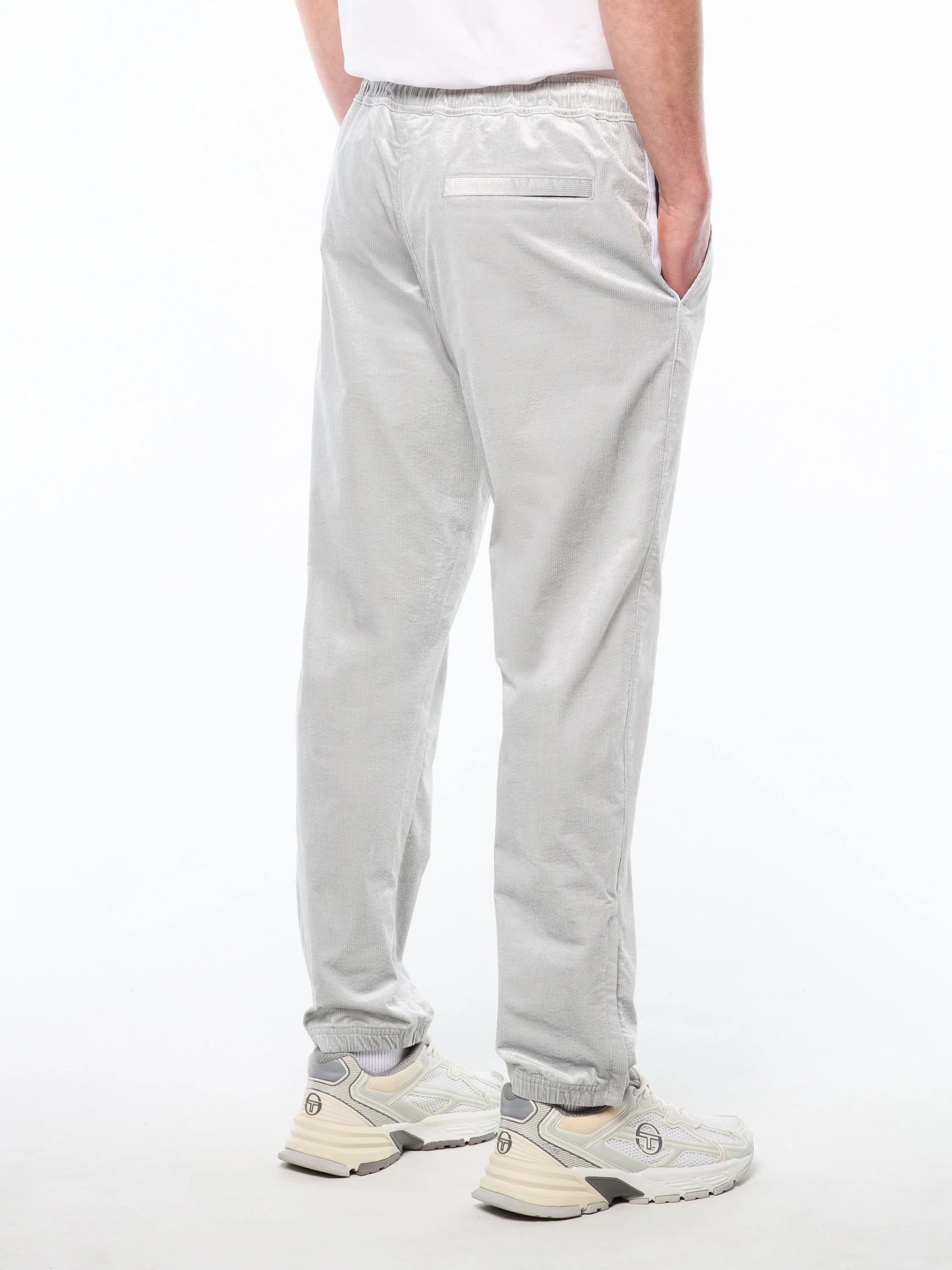 Cordurato Track Pant- Quiet Grey - Image 3