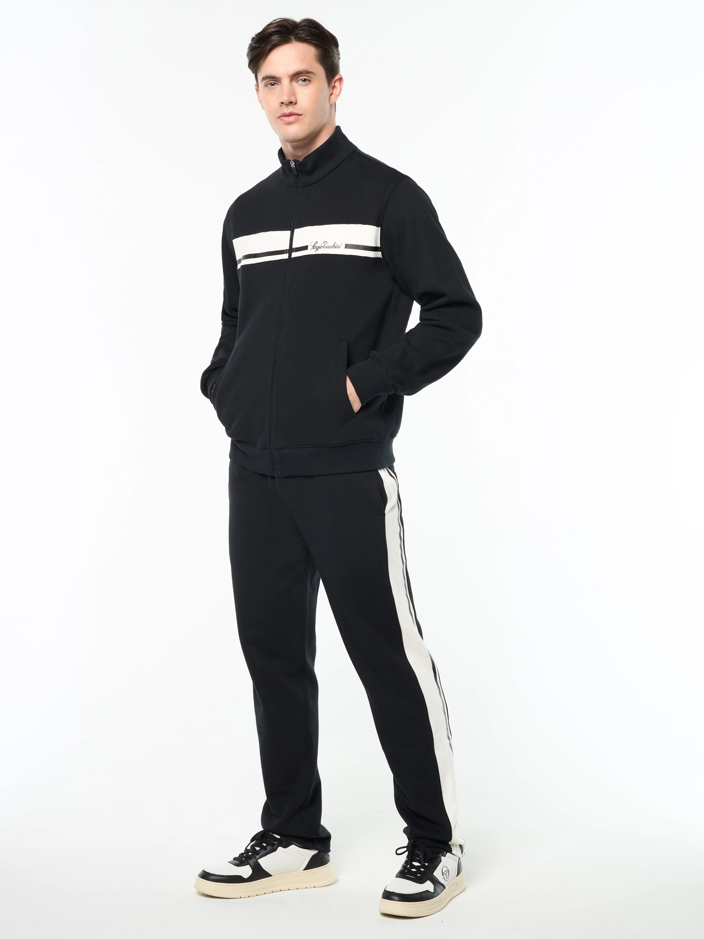 Cursivo Track Jacket- Black Beauty - Image 4