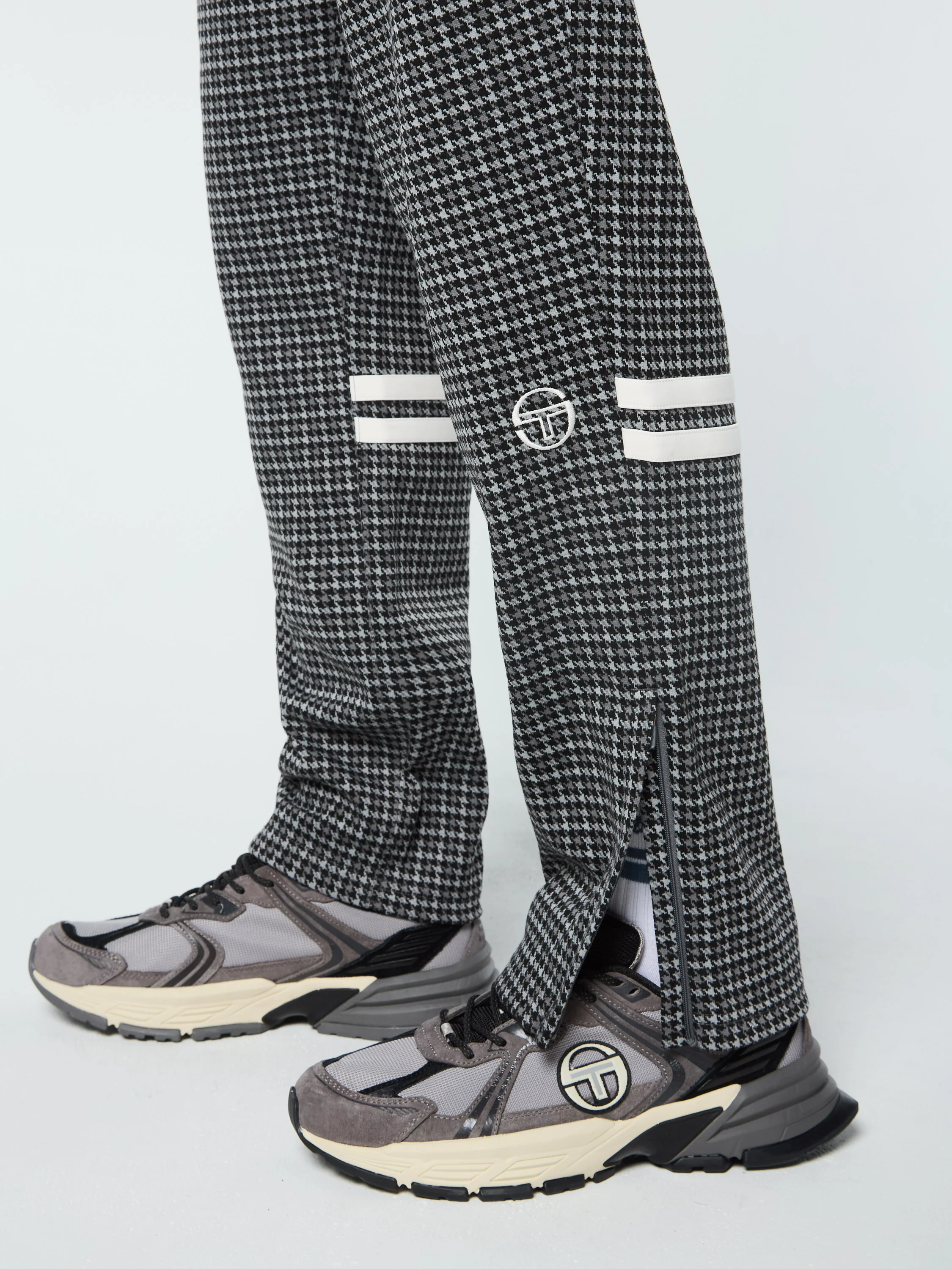 Dallas Houndstooth Track Pant- Black Beauty - Image 10