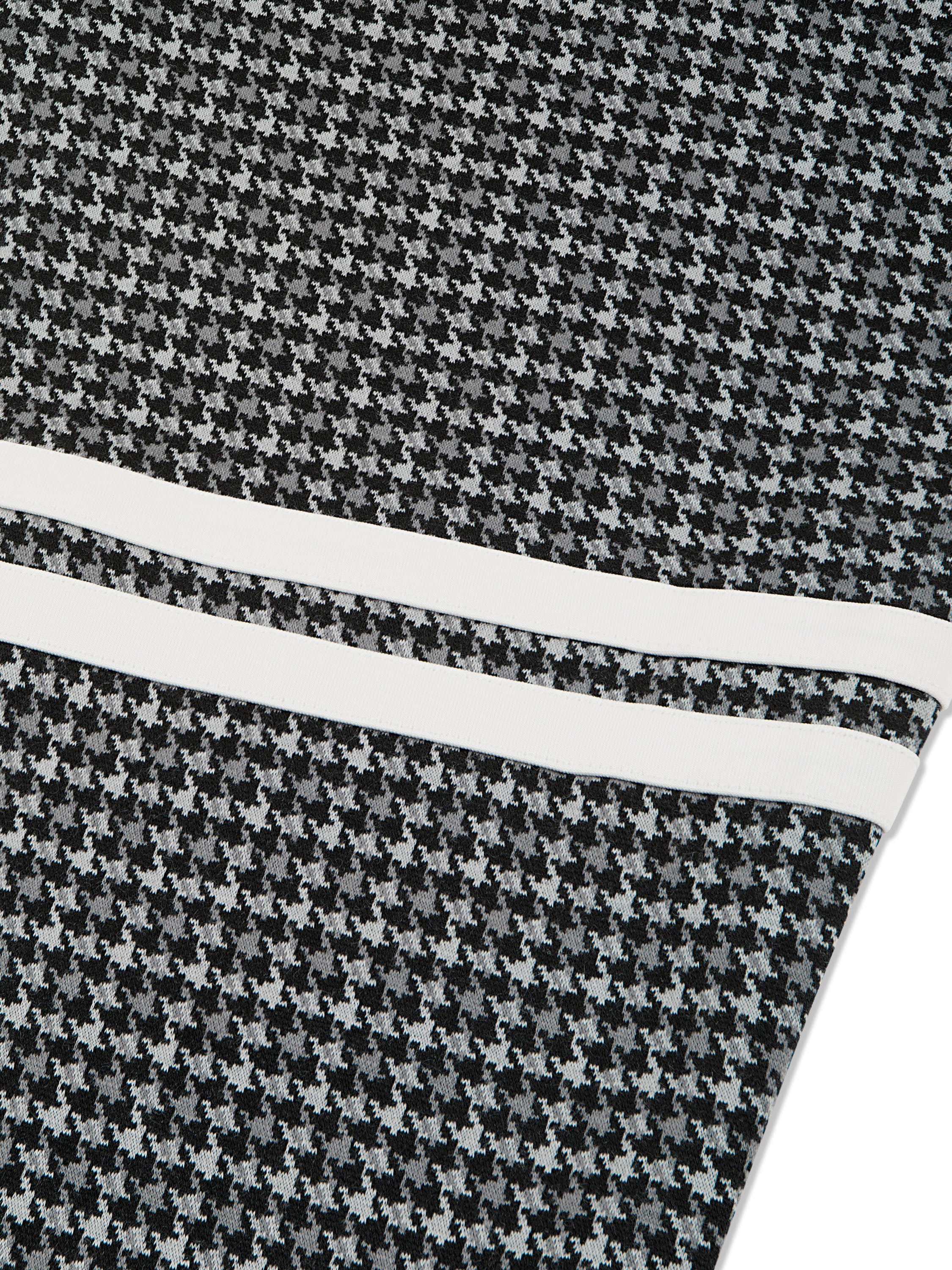 Dallas Houndstooth Track Pant- Black Beauty - Image 4