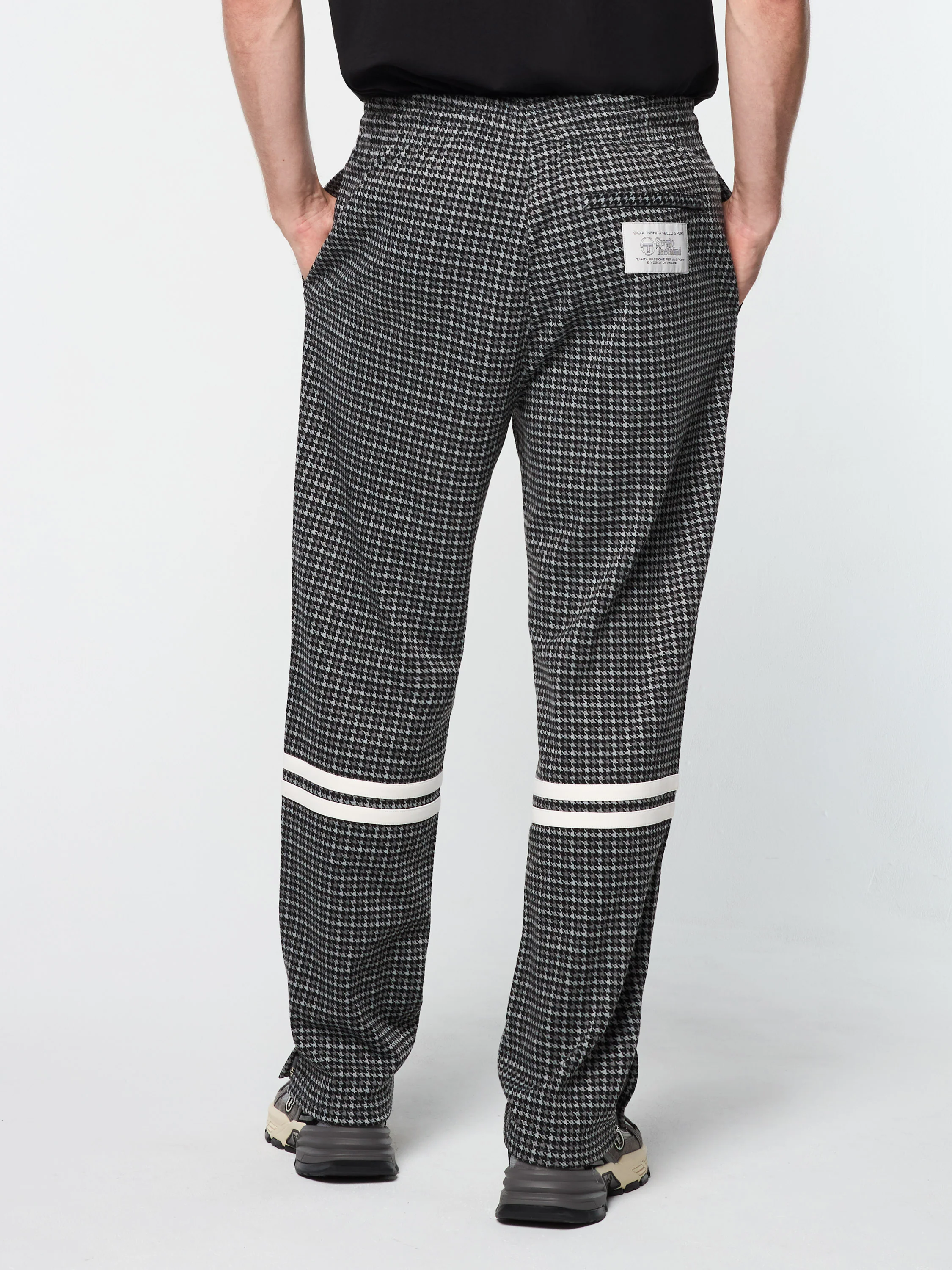 Dallas Houndstooth Track Pant- Black Beauty - Image 7