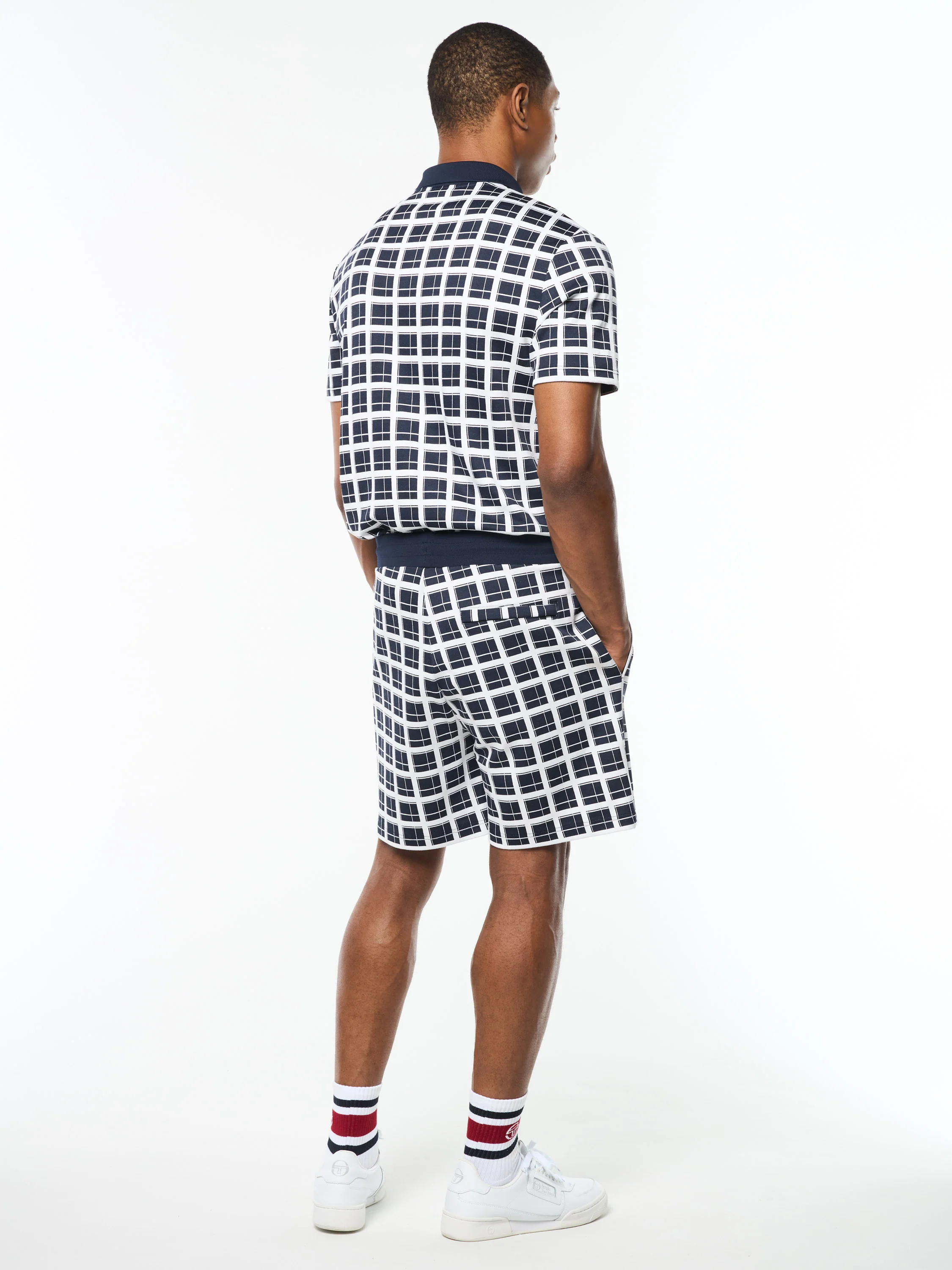 Damarindo Check Short- Maritime Blue - Image 5
