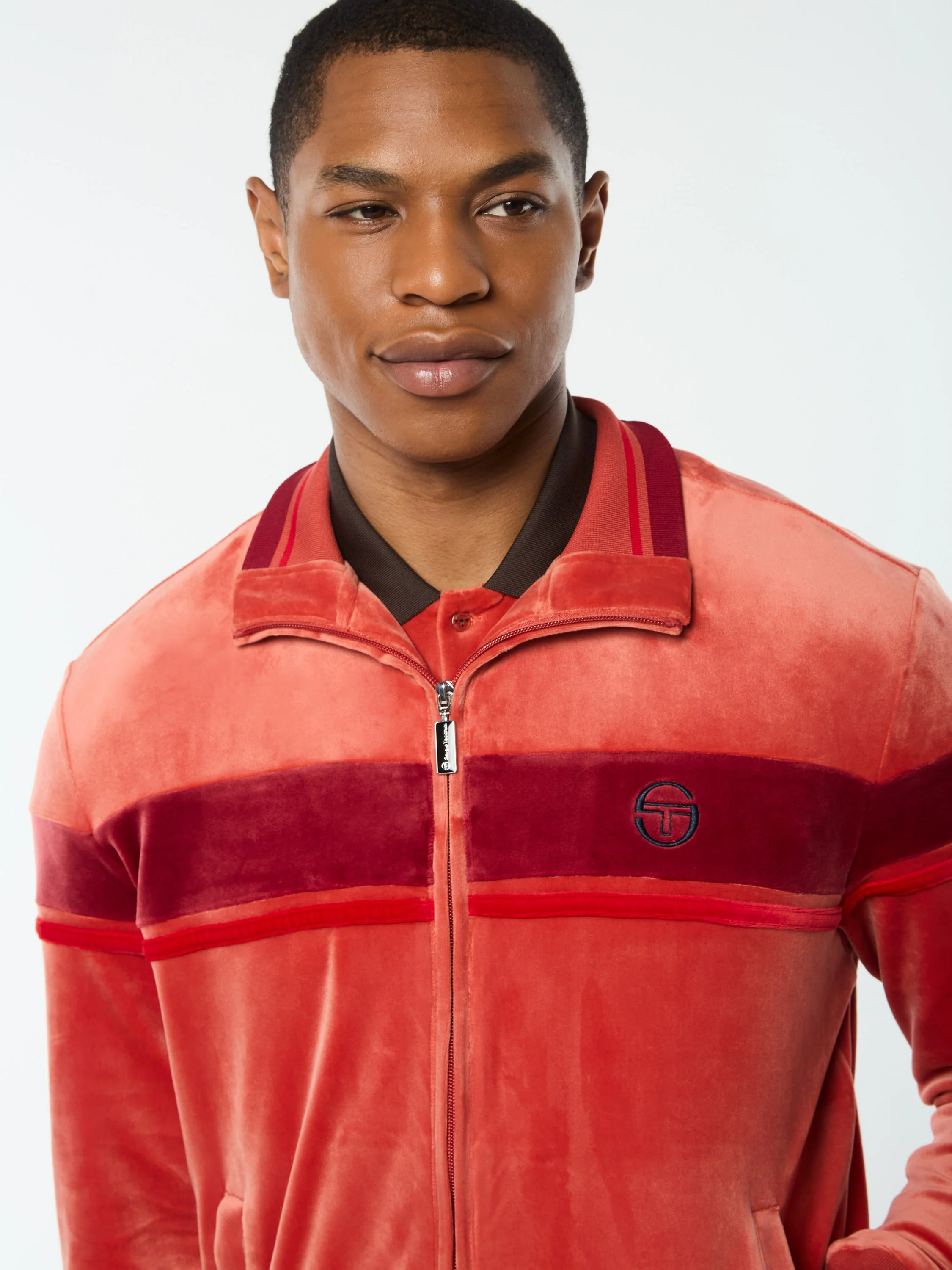 Damarindo Velour Track Jacket- Hot Sauce - Image 8