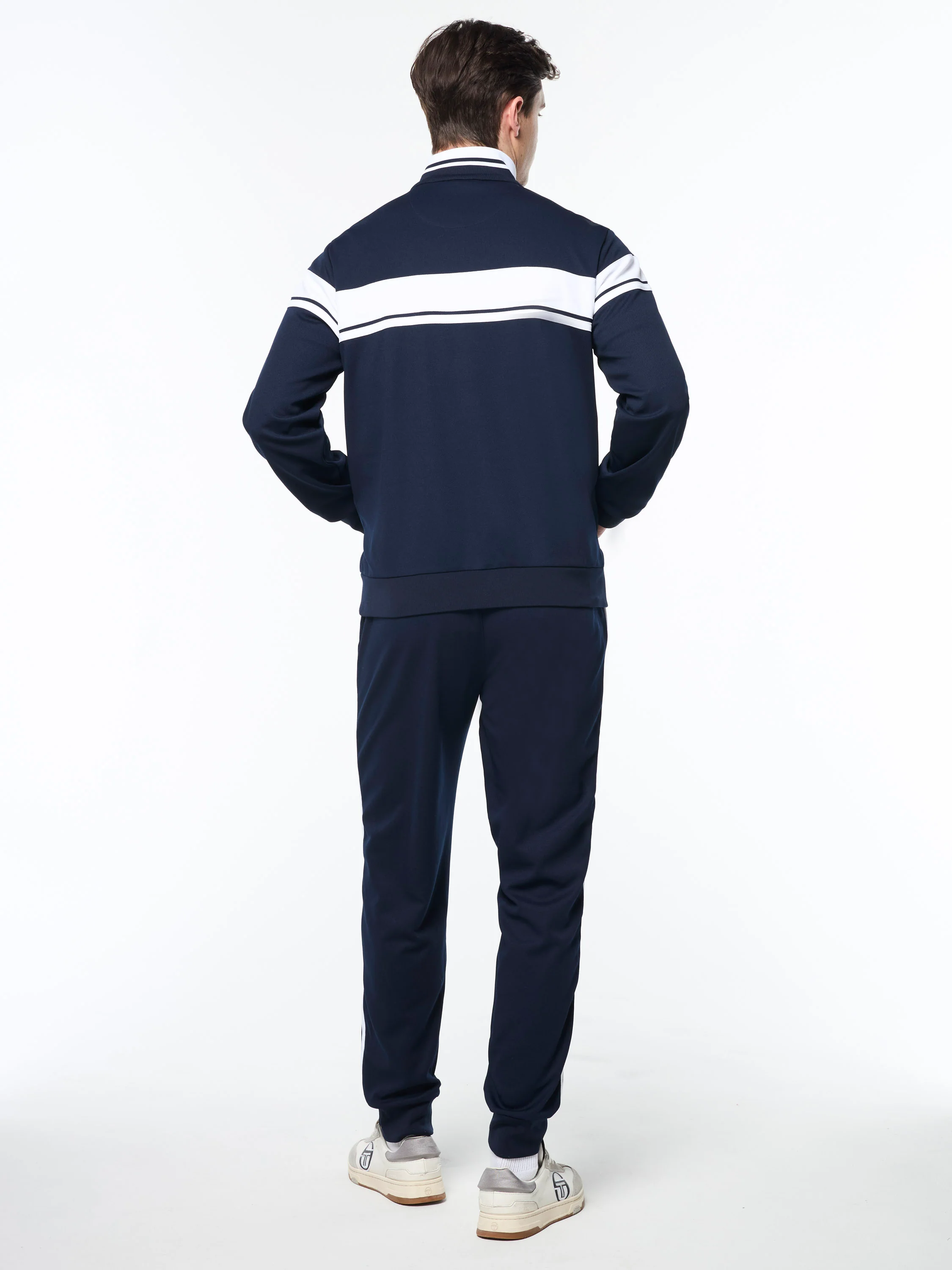 Damarindo Track Jacket Archivio- Maritime Blue/ White - Image 5