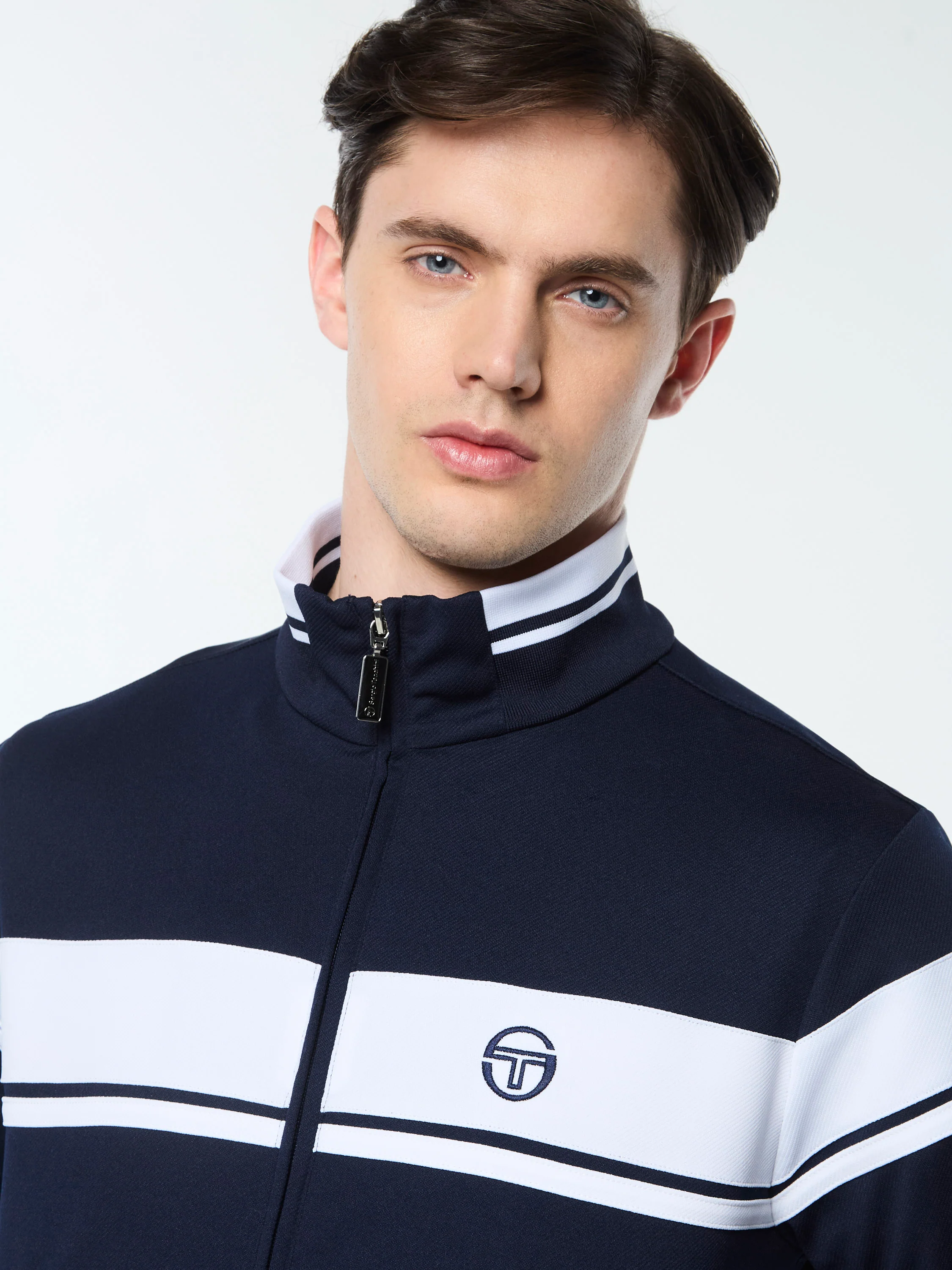 Damarindo Track Jacket Archivio- Maritime Blue/ White - Image 7