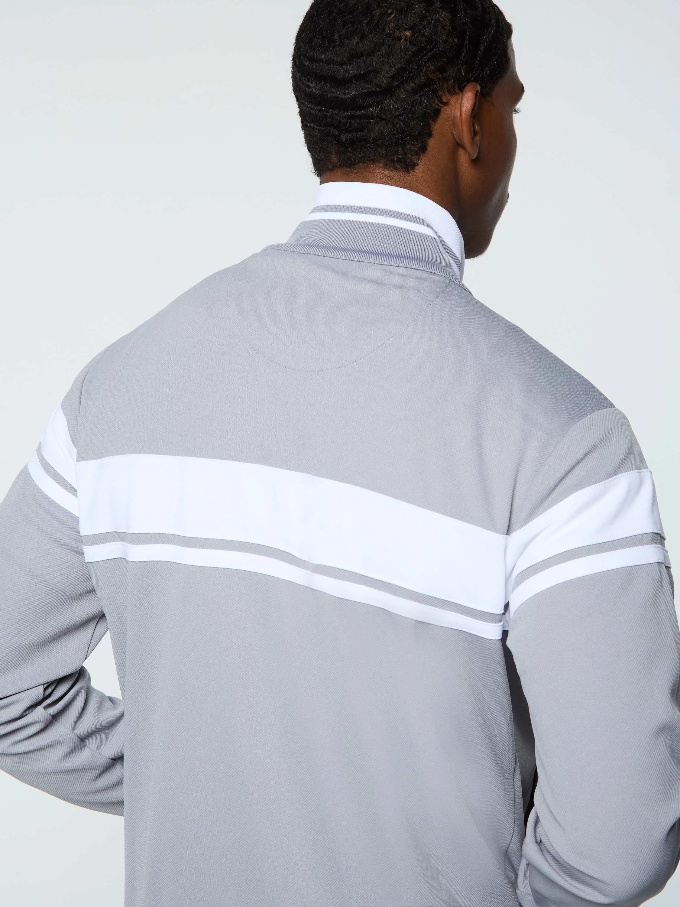 Damarindo Track Jacket Archivio- Sleet/ White - Image 8