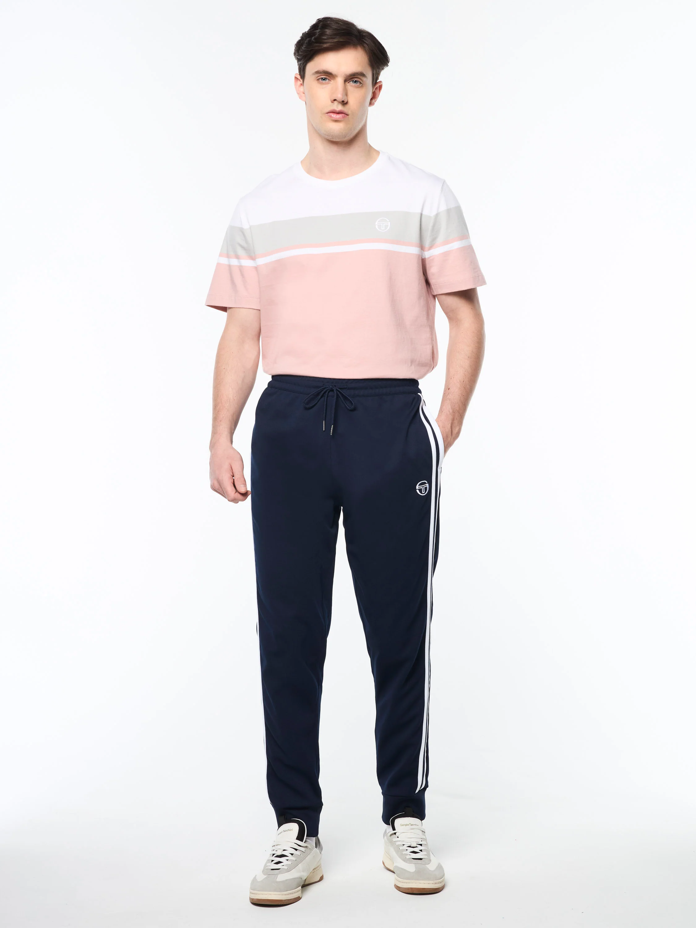 Damarindo Track Pant Archivio- Maritime Blue/ White - Image 3