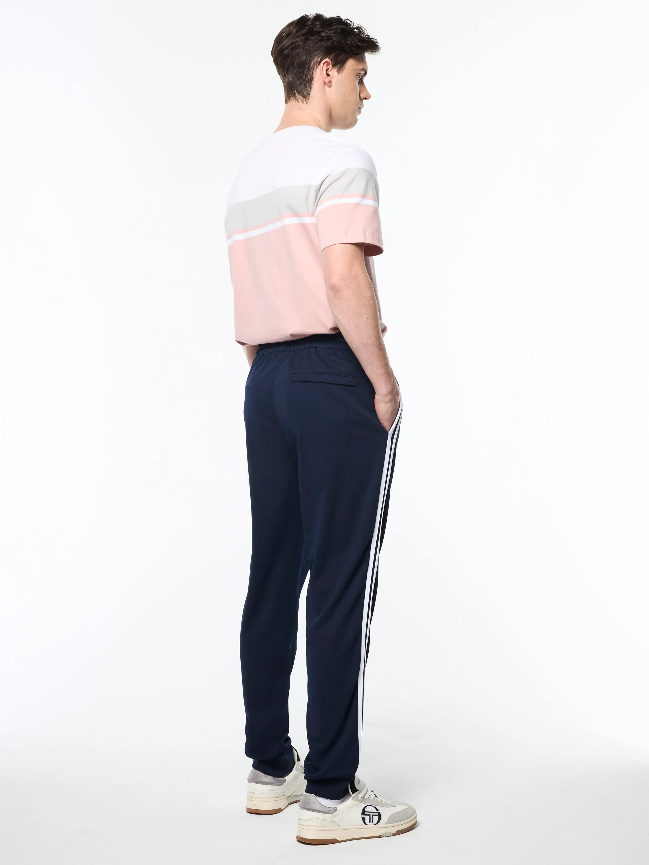 Damarindo Track Pant Archivio- Maritime Blue/ White - Image 5