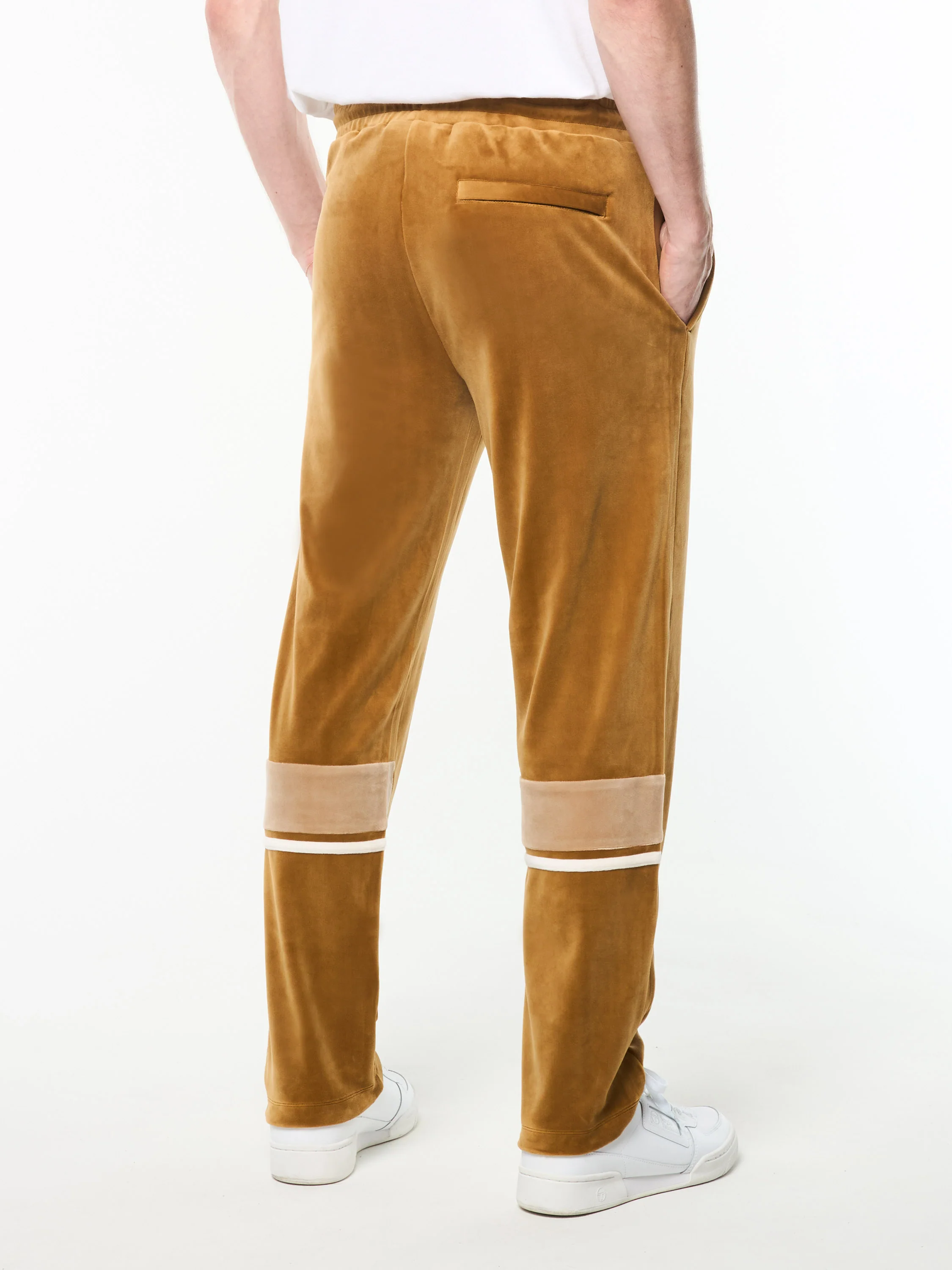 Damarindo Velour Track Pant- Bronze Brown - Image 4