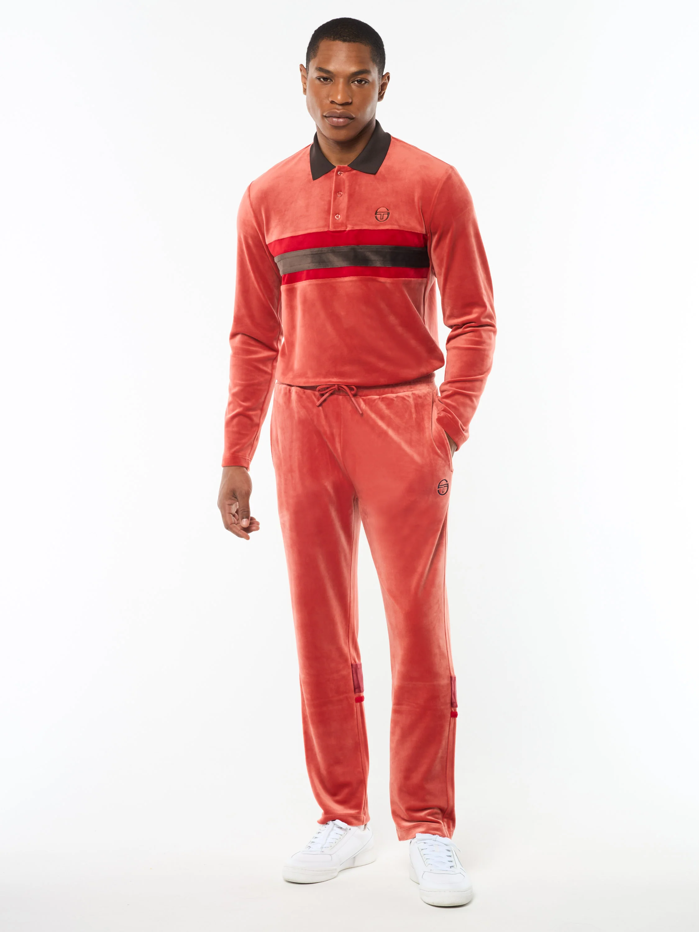 Damarindo Velour Track Pant- Hot Sauce - Image 3