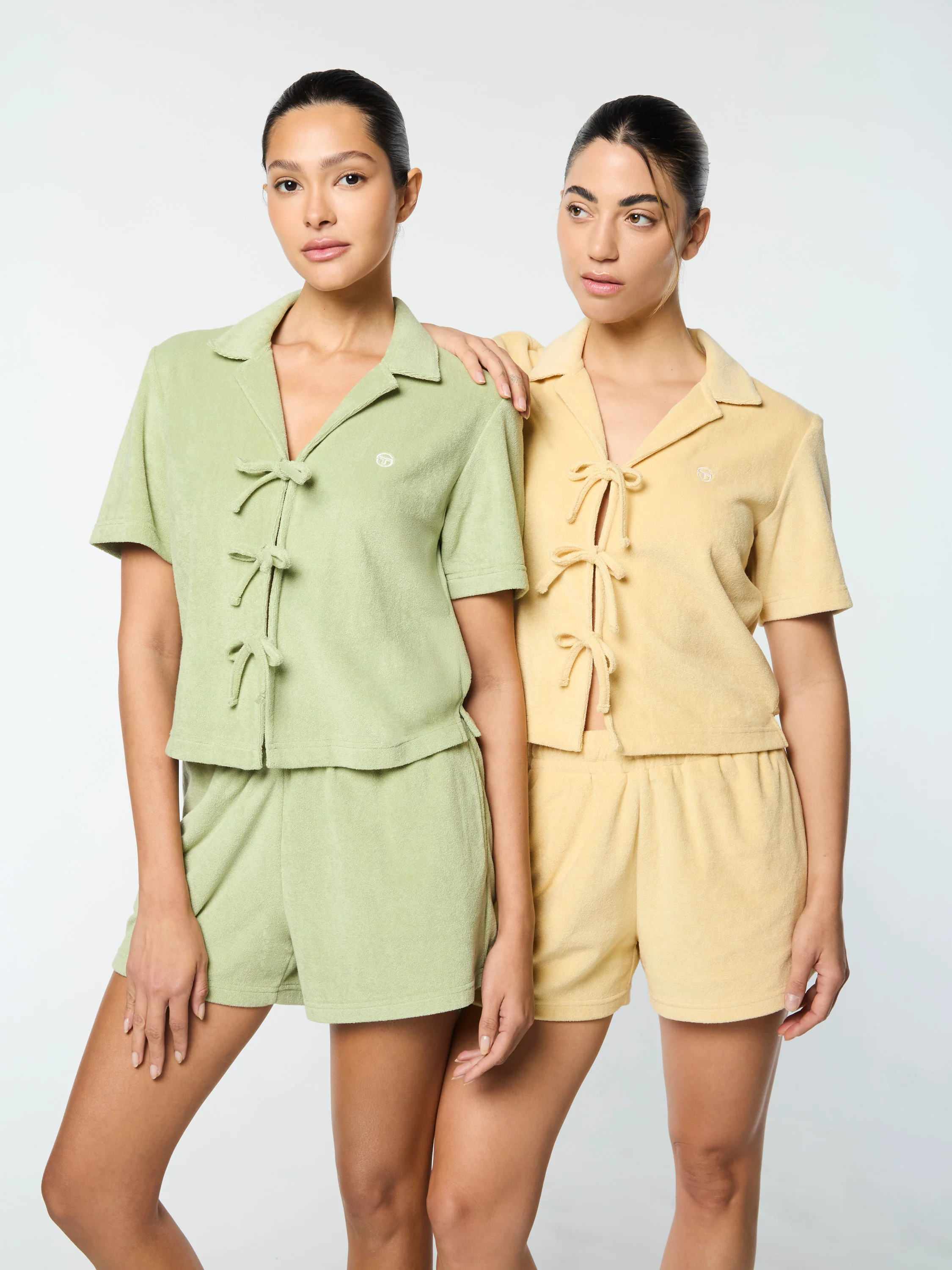 Edda Cropped Shirt- Reseda - Image 5