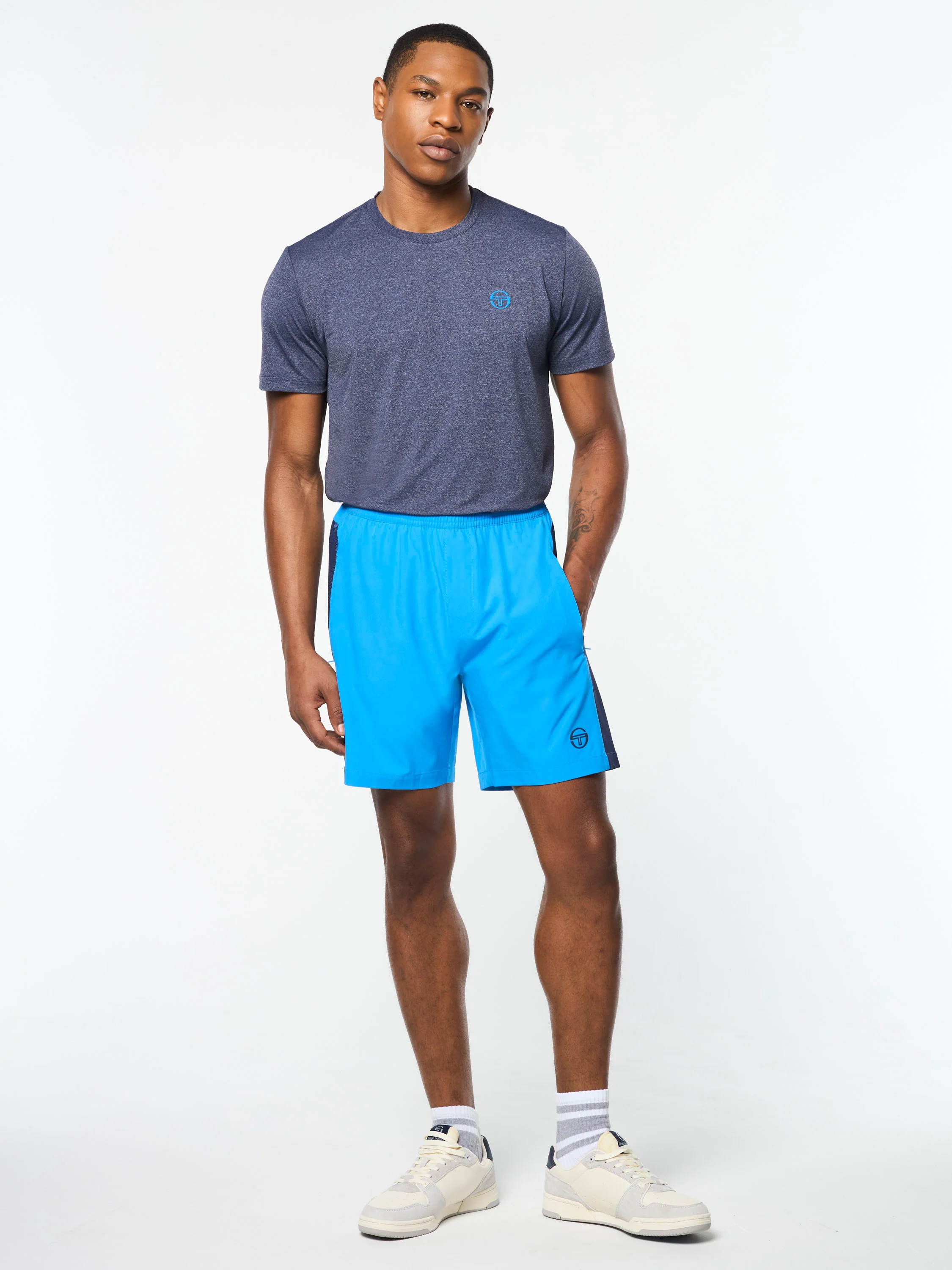 Elio Performance Short- French Blue - Image 4
