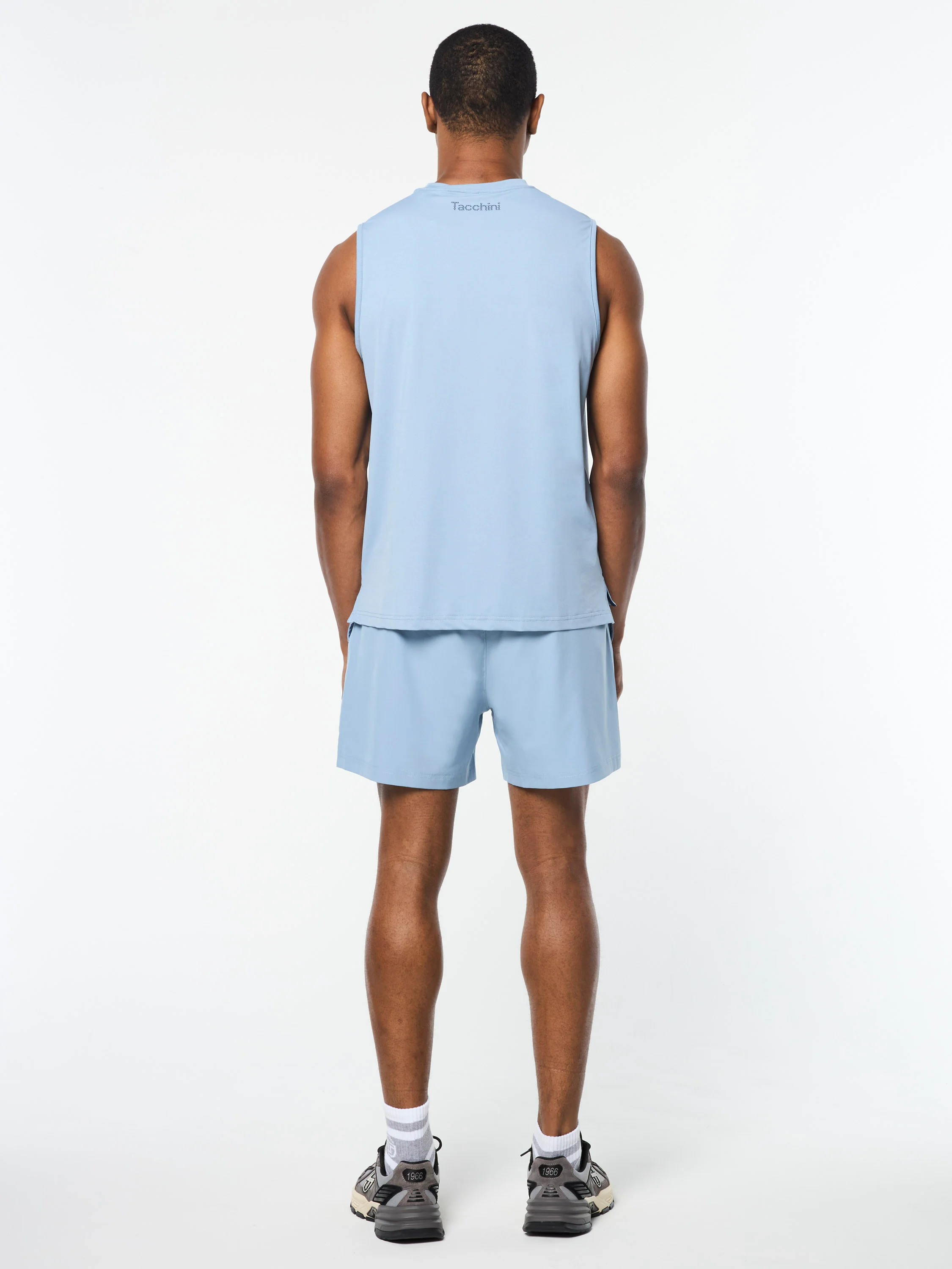 Elio Performance Tank- Faded Denim - Image 7